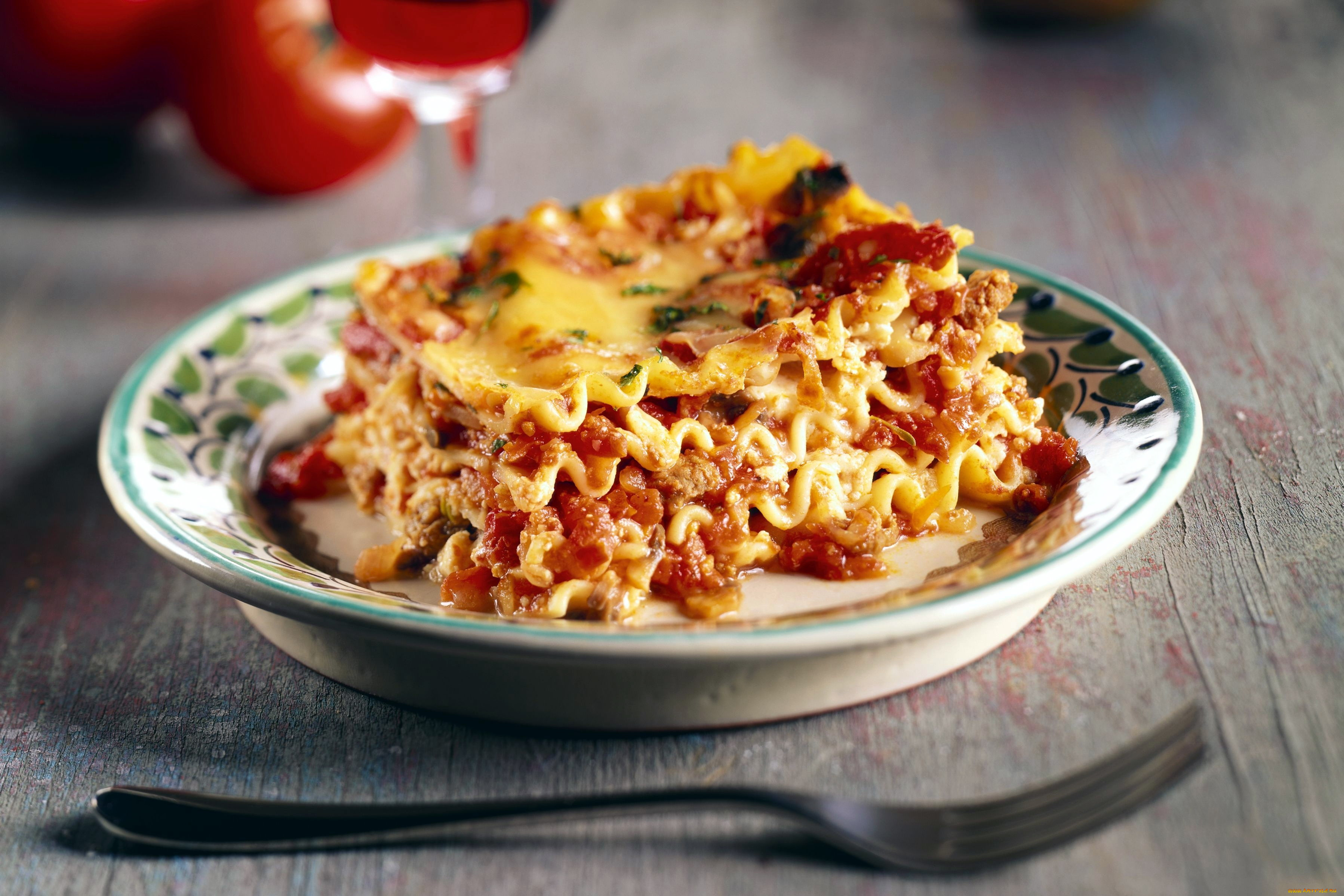 еда, вторые, блюда, лазанья