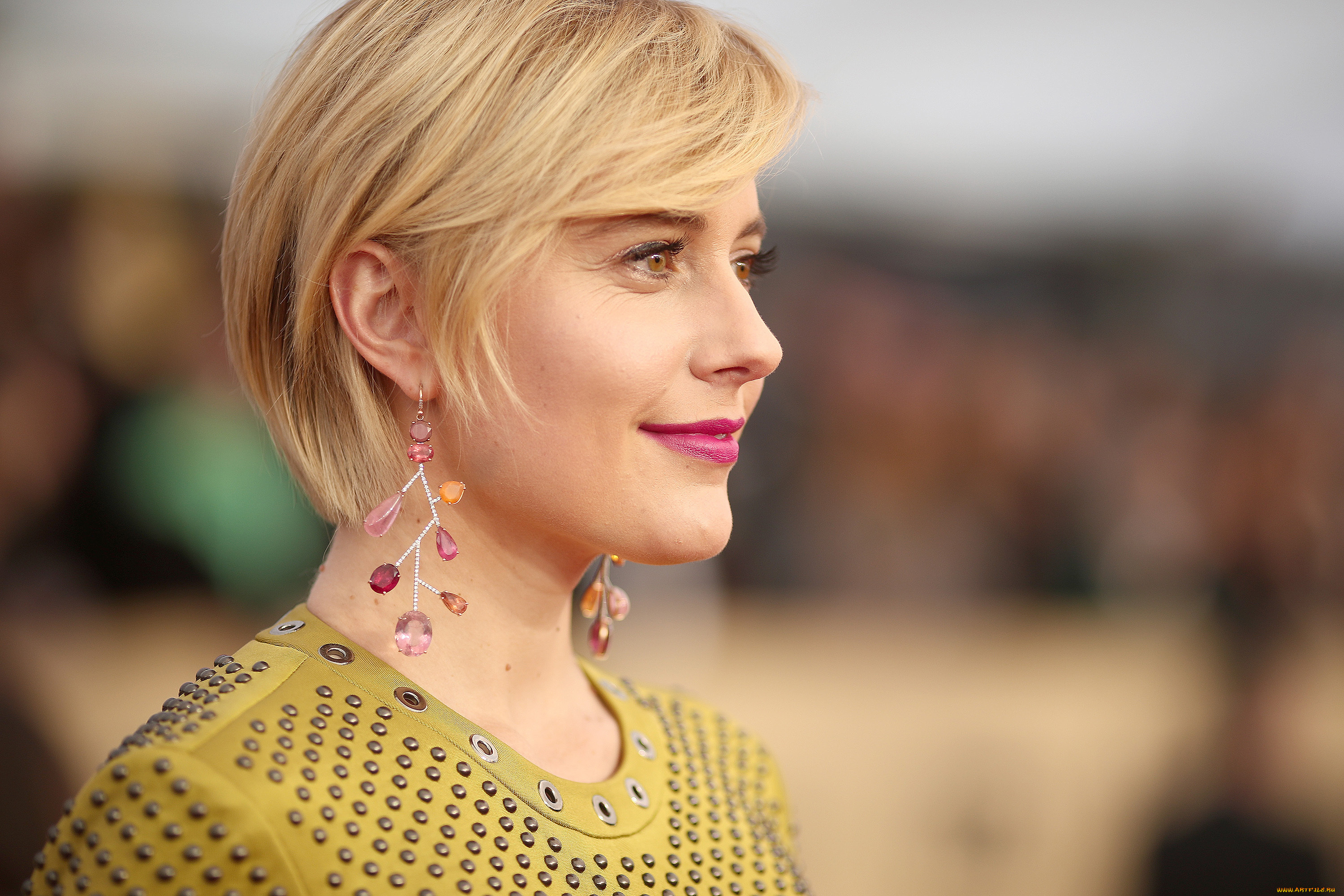 девушки, -unsort, , лица, , портреты, greta, gerwig, блондинка, лицо, улыбка, серьги