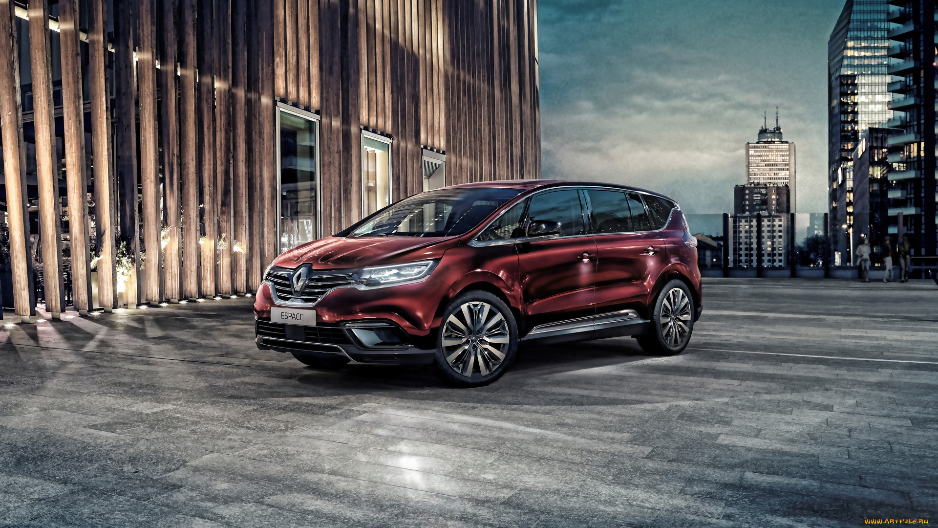 2020, renault, espace, автомобили, renault, французские, espace, новый, экстерьер, 2020, вид, спереди, красный, минивэн