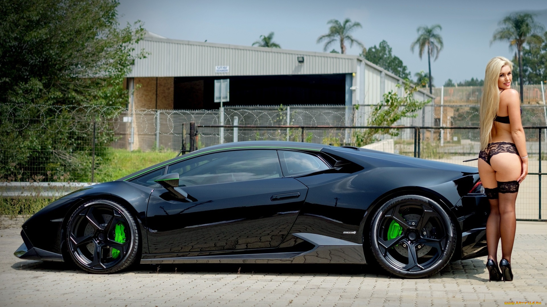 автомобили, -авто, с, девушками, lamborghini