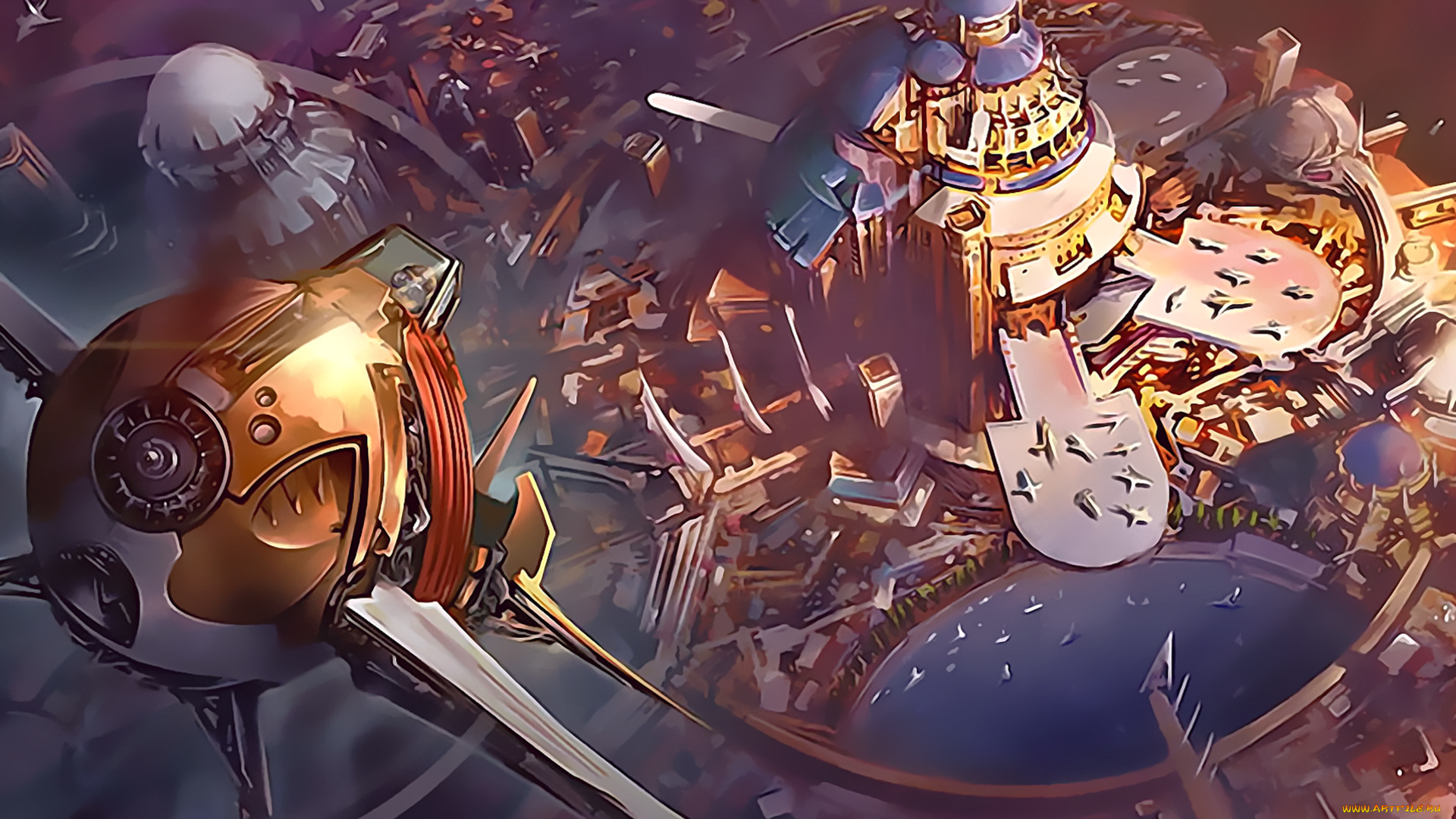 календари, фэнтези, 2019, calendar, постройка, сооружение, планета, звездолет