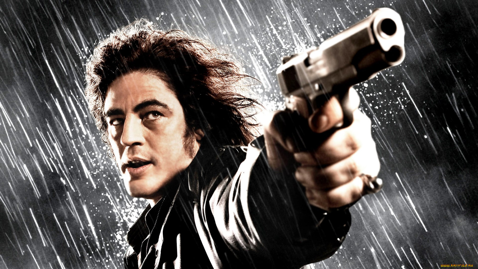 кино, фильмы, sin, city, дождь, пистолет, jackie, boy