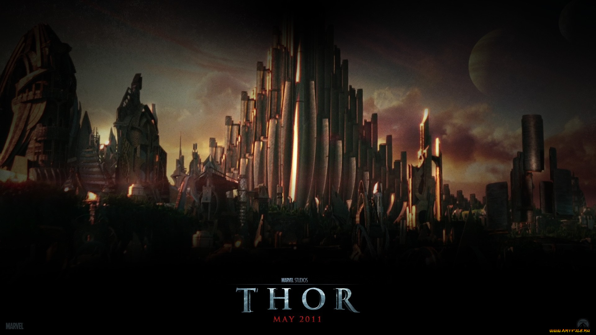 кино, фильмы, thor, планеты, город