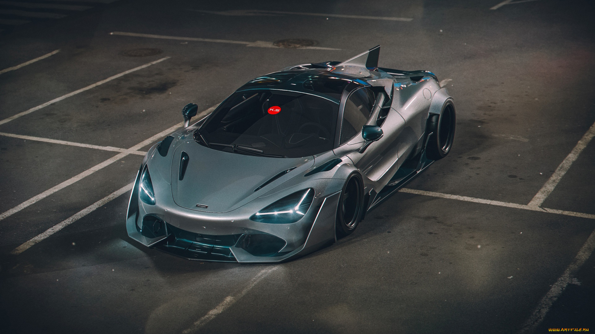 mclaren, 720s, автомобили, mclaren, транспортное, средство, автомобиль, 720s, высокий, угол, серебристый
