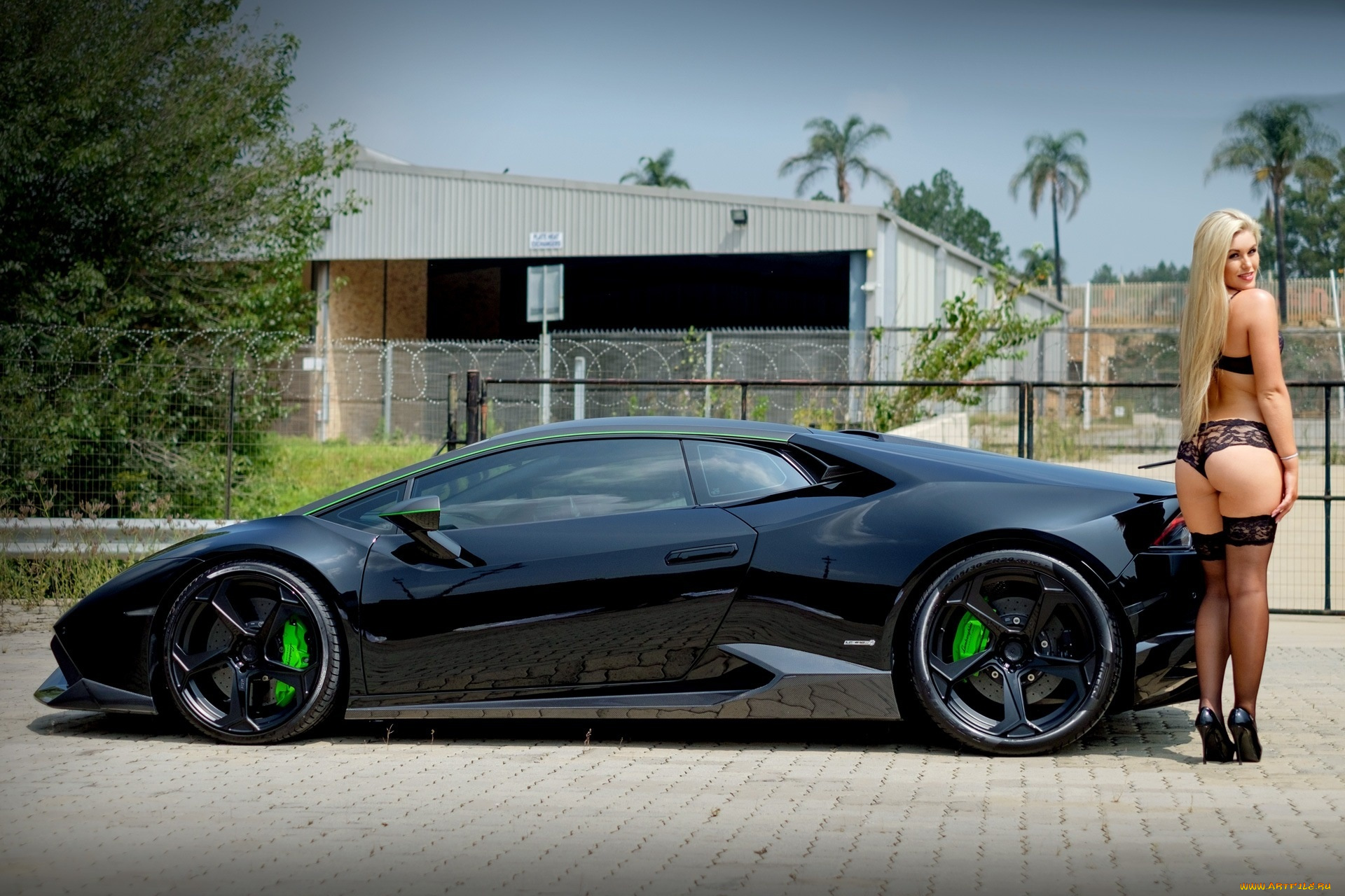 автомобили, -авто, с, девушками, lamborghini