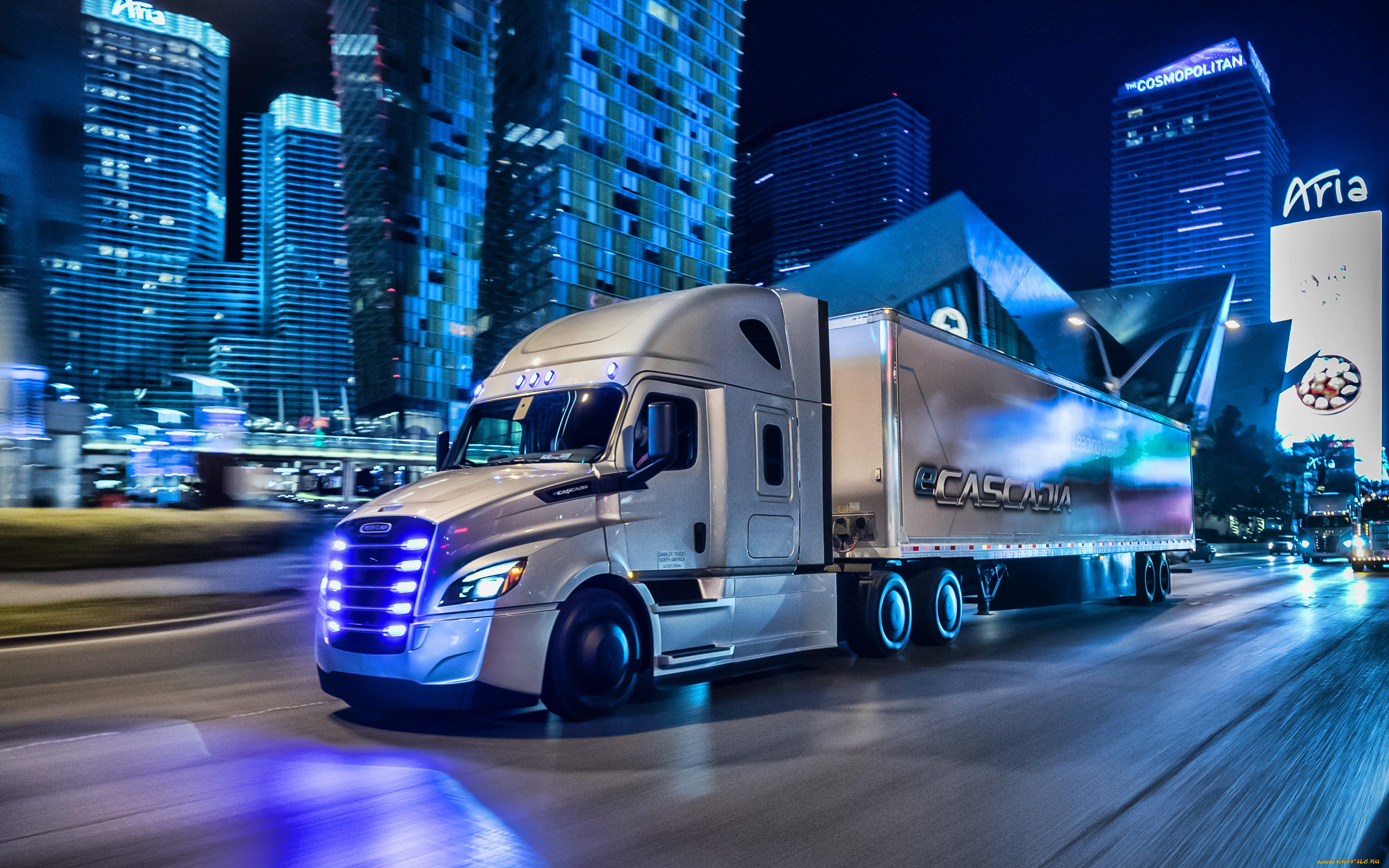 2020, freightliner, ecascadia, автомобили, freightliner, грузовой, транспорт, lkw, дорога, ecascadia, американские, грузовики, 2020