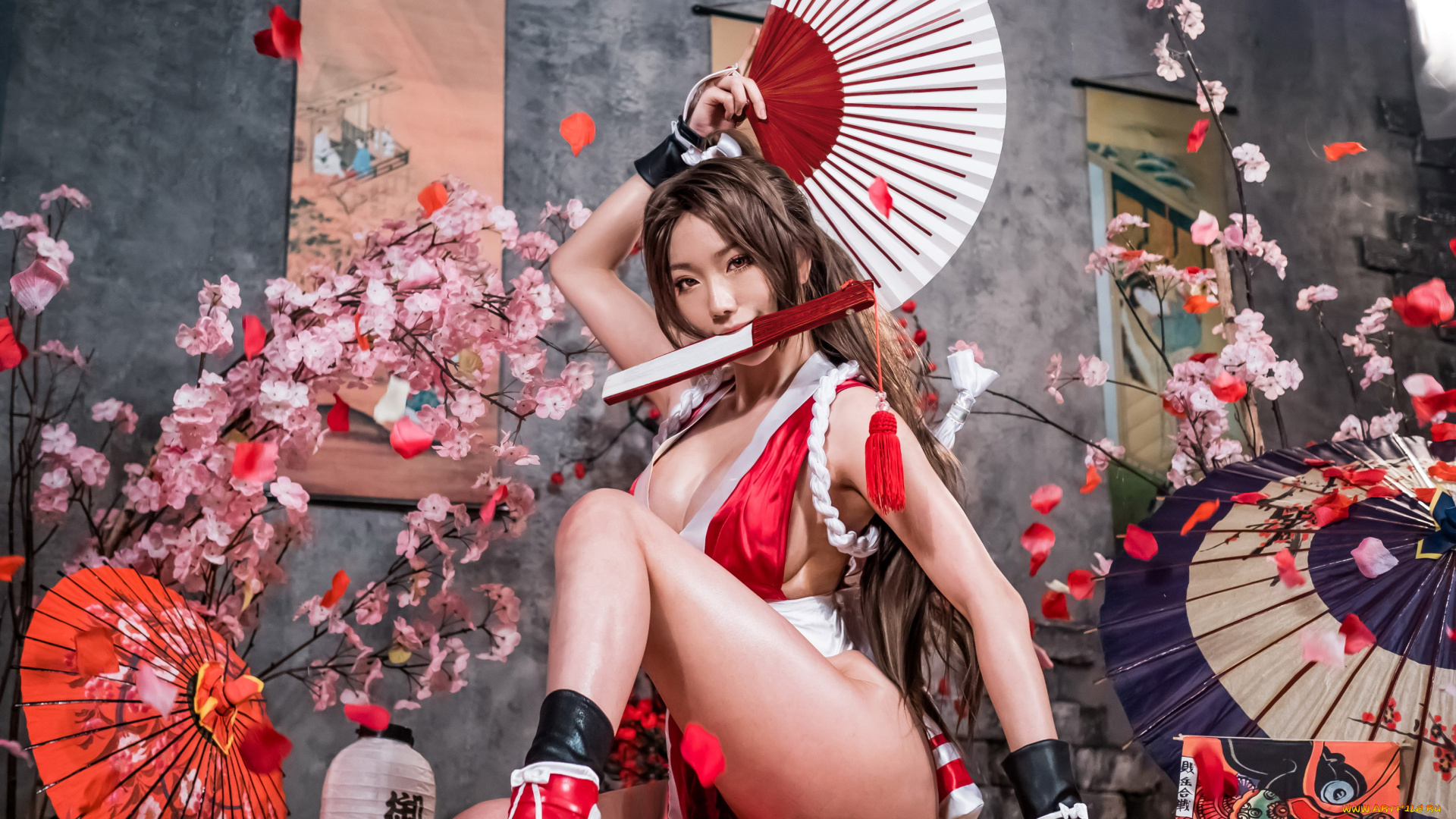 девушки, -, креатив, , косплей, pion, kim, mai, shiranui, the, king, of, fighters, fatal, fury