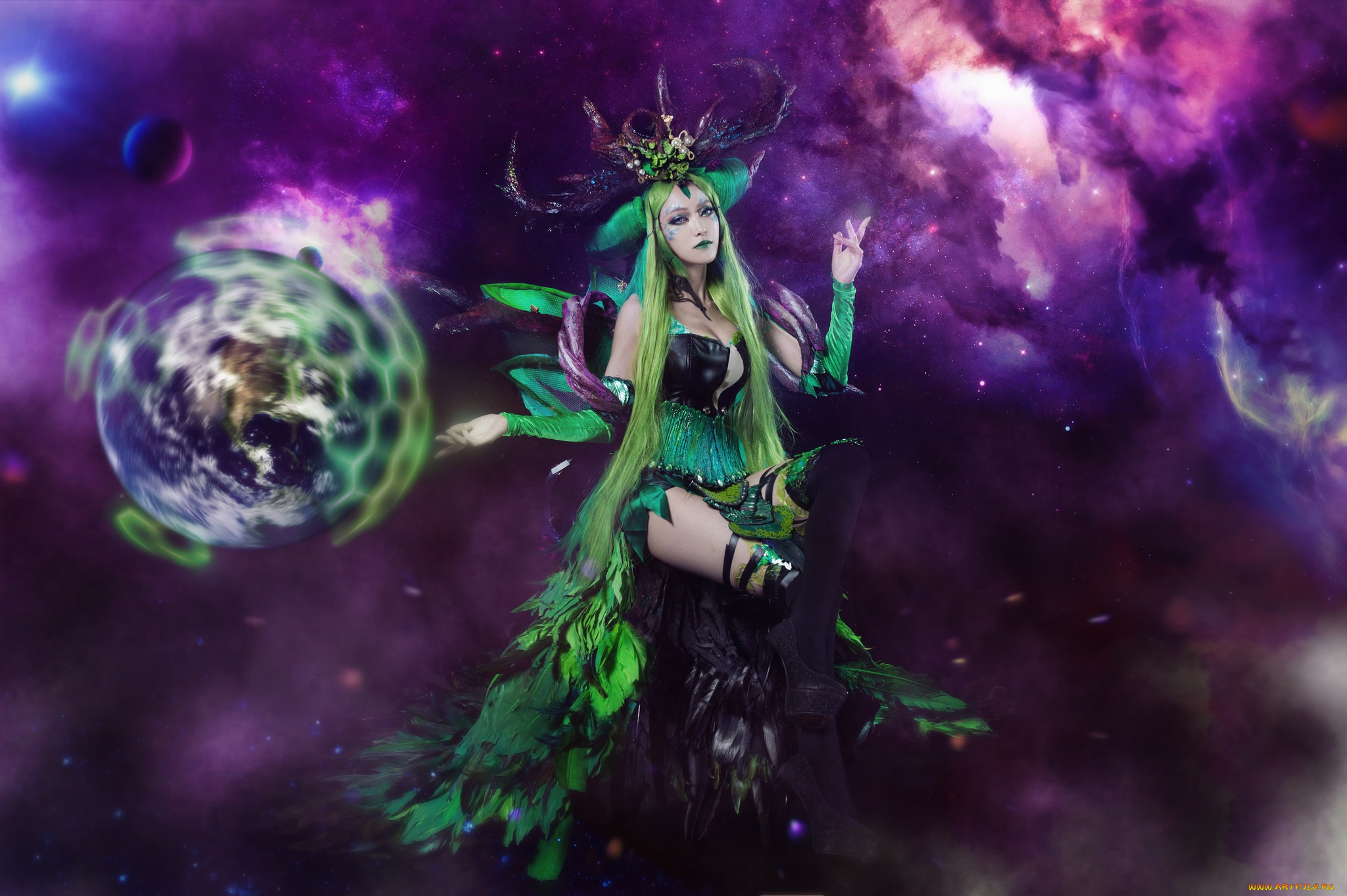 девушки, -, креатив, , косплей, фотоарт