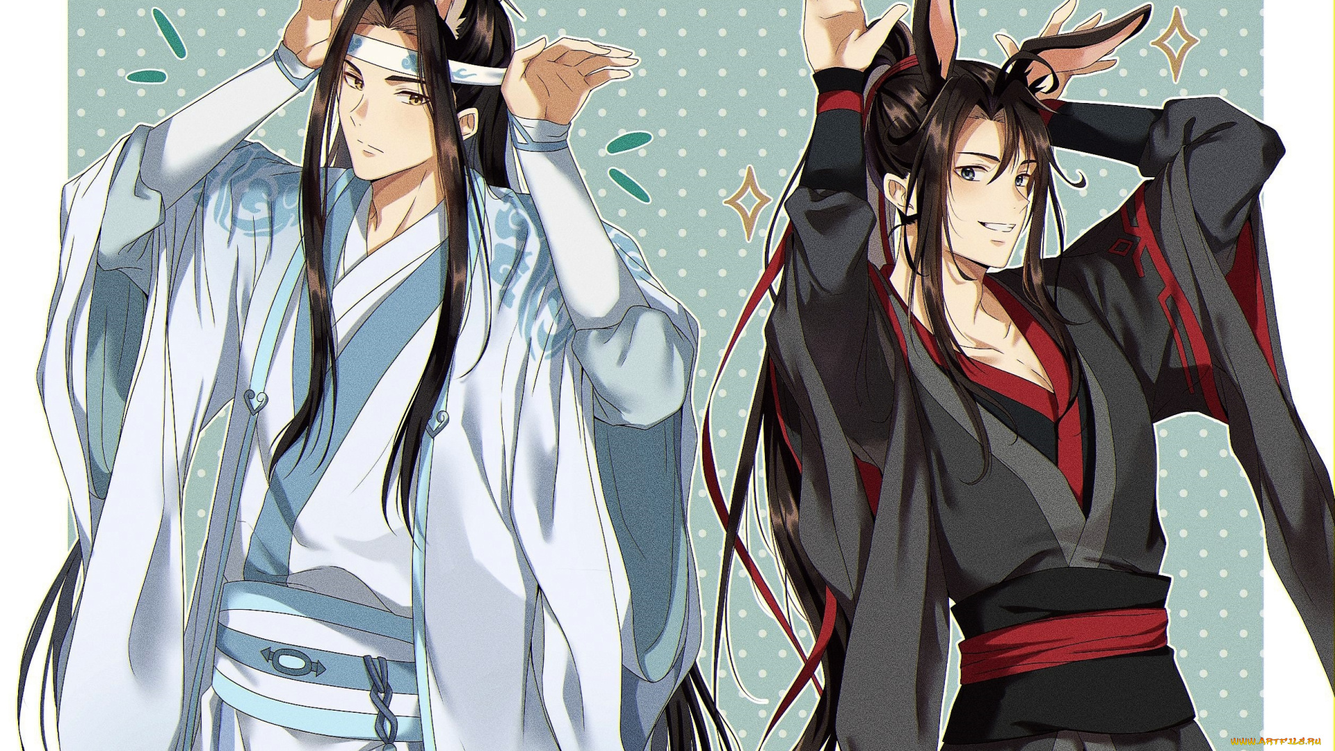 аниме, mo, dao, zu, shi, вэй, усянь, лань, ванцзы, ушки