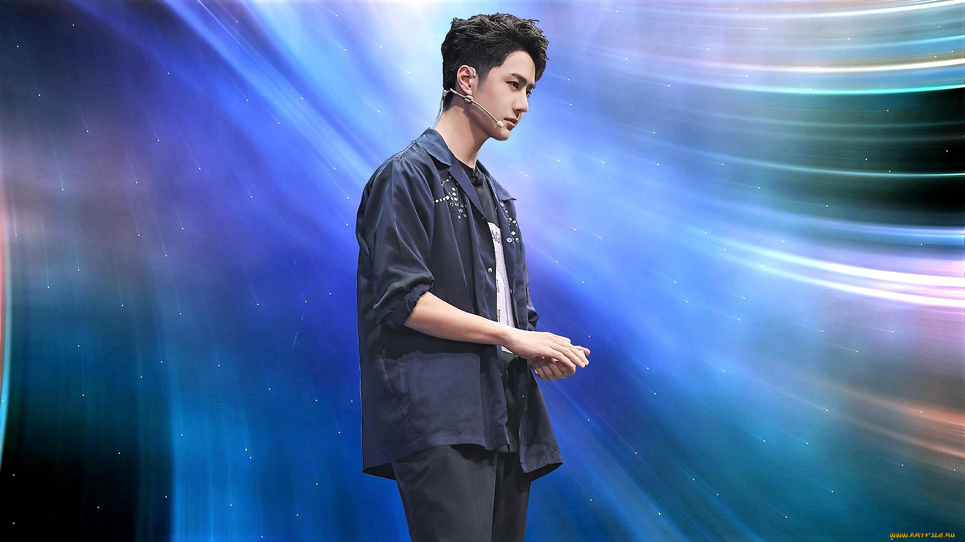 мужчины, wang, yi, bo, актер, певец, рубашка