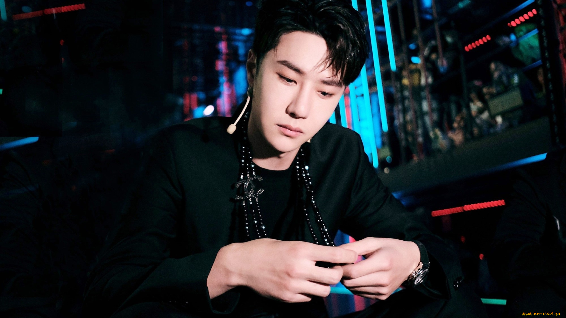 мужчины, wang, yi, bo, ван, ибо, бусы