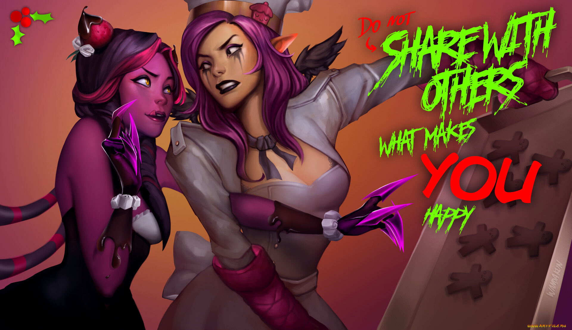 видео, игры, league, of, legends, девушки, противень, evelynn, morgana