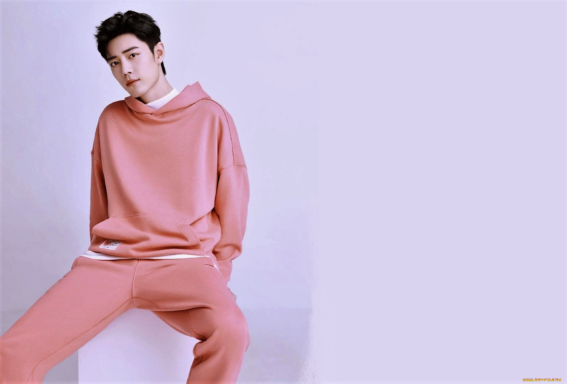 мужчины, xiao, zhan, актер, спортивный, костюм