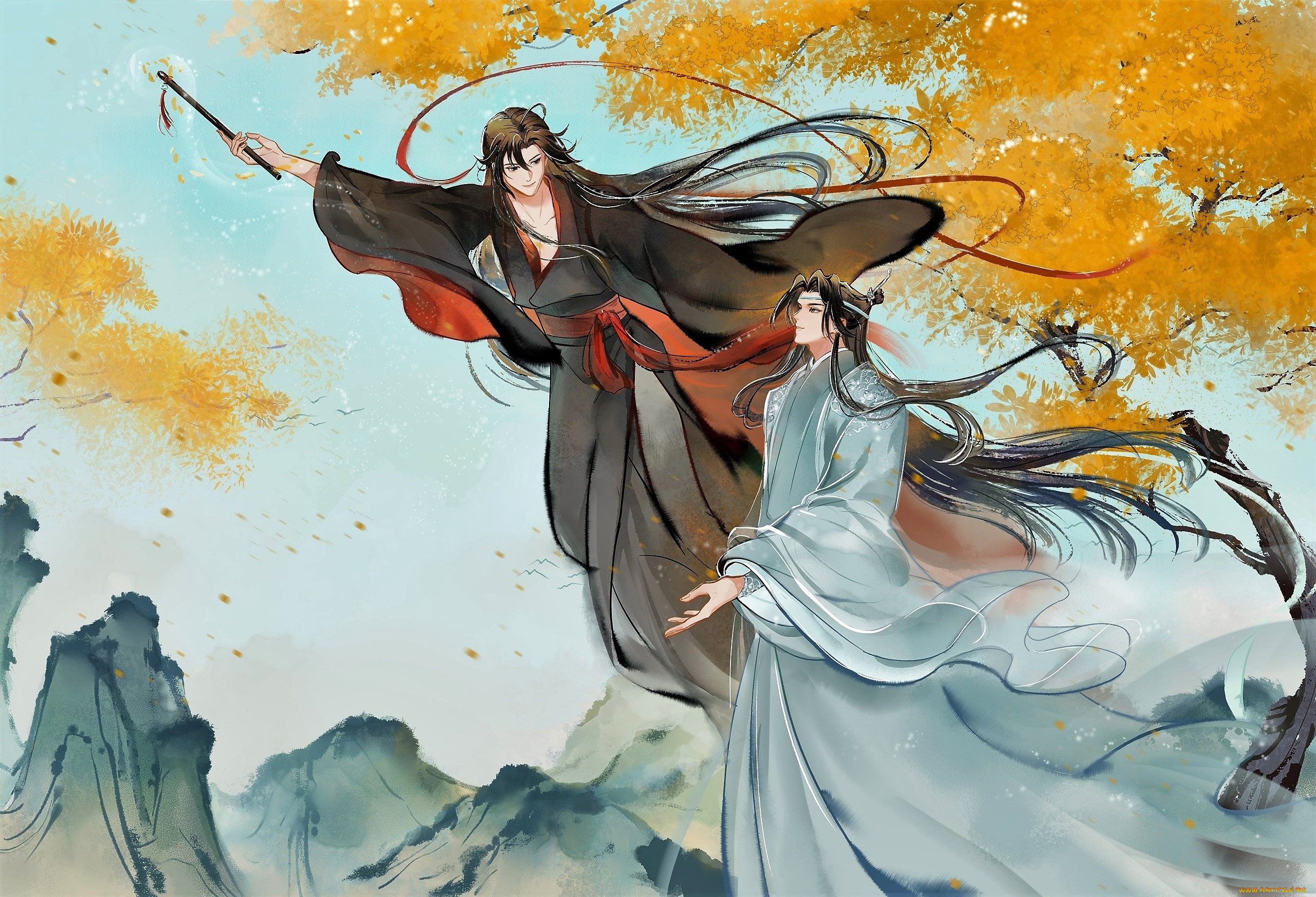 аниме, mo, dao, zu, shi, вэй, усянь, лань, ванцзы