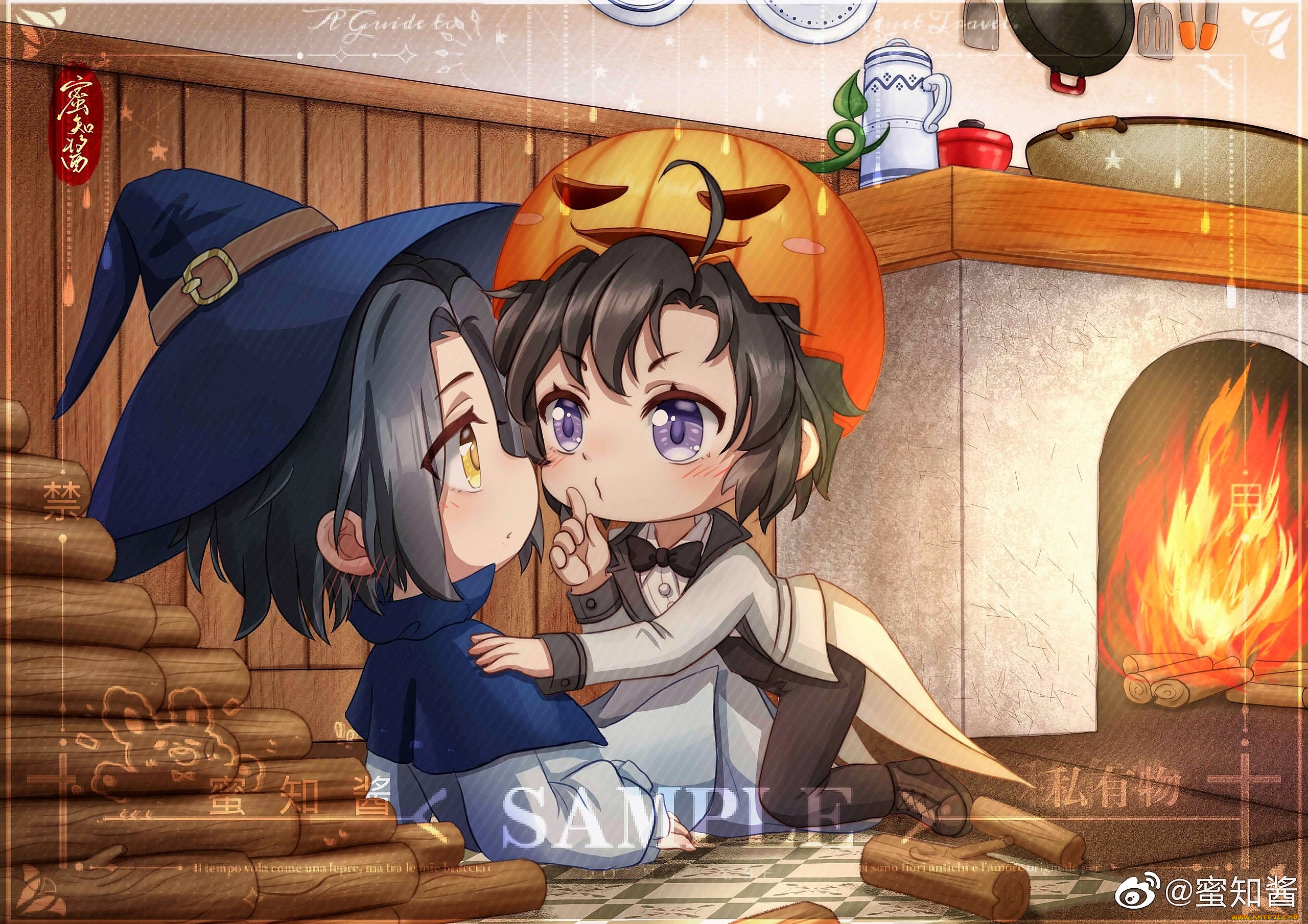 аниме, mo, dao, zu, shi, вэй, усянь, лань, ванцзи, костюмы, хэллоуин, очаг