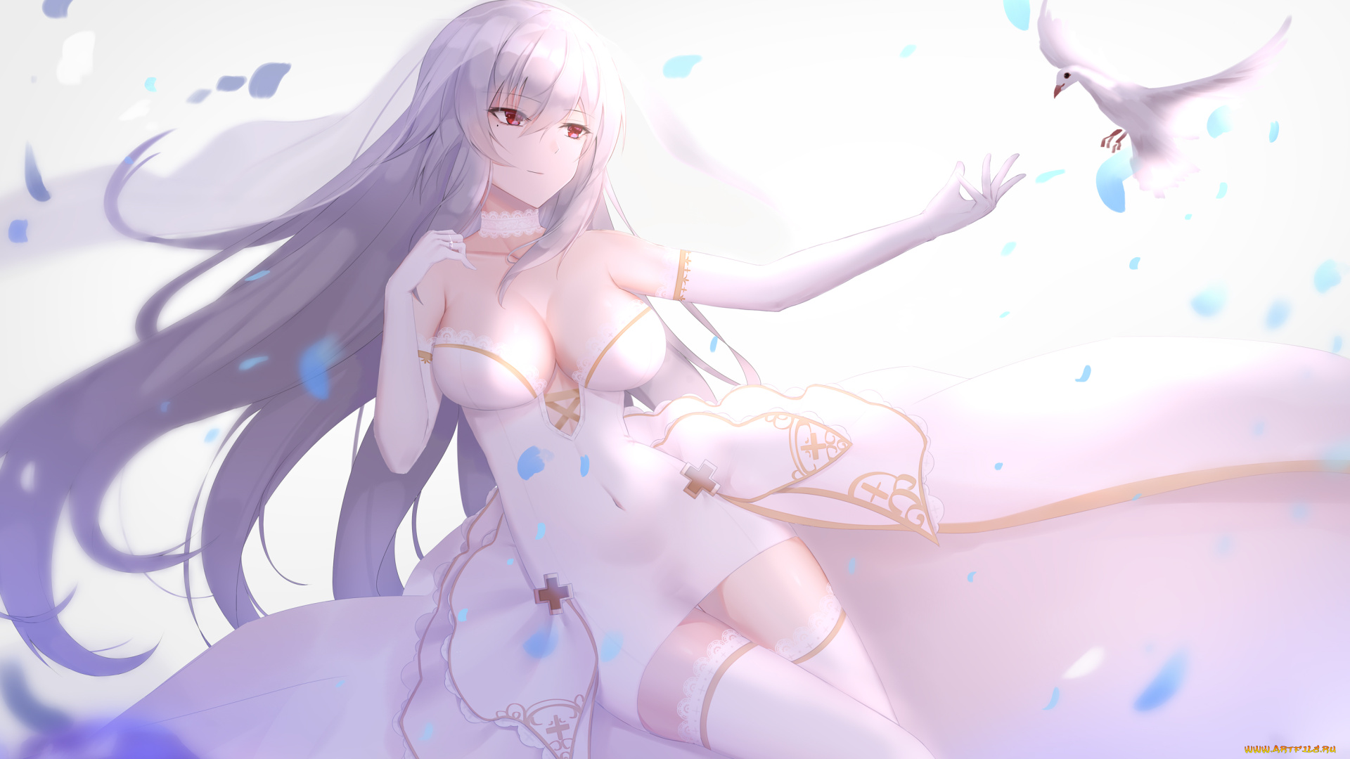 аниме, azur, lane, девушка