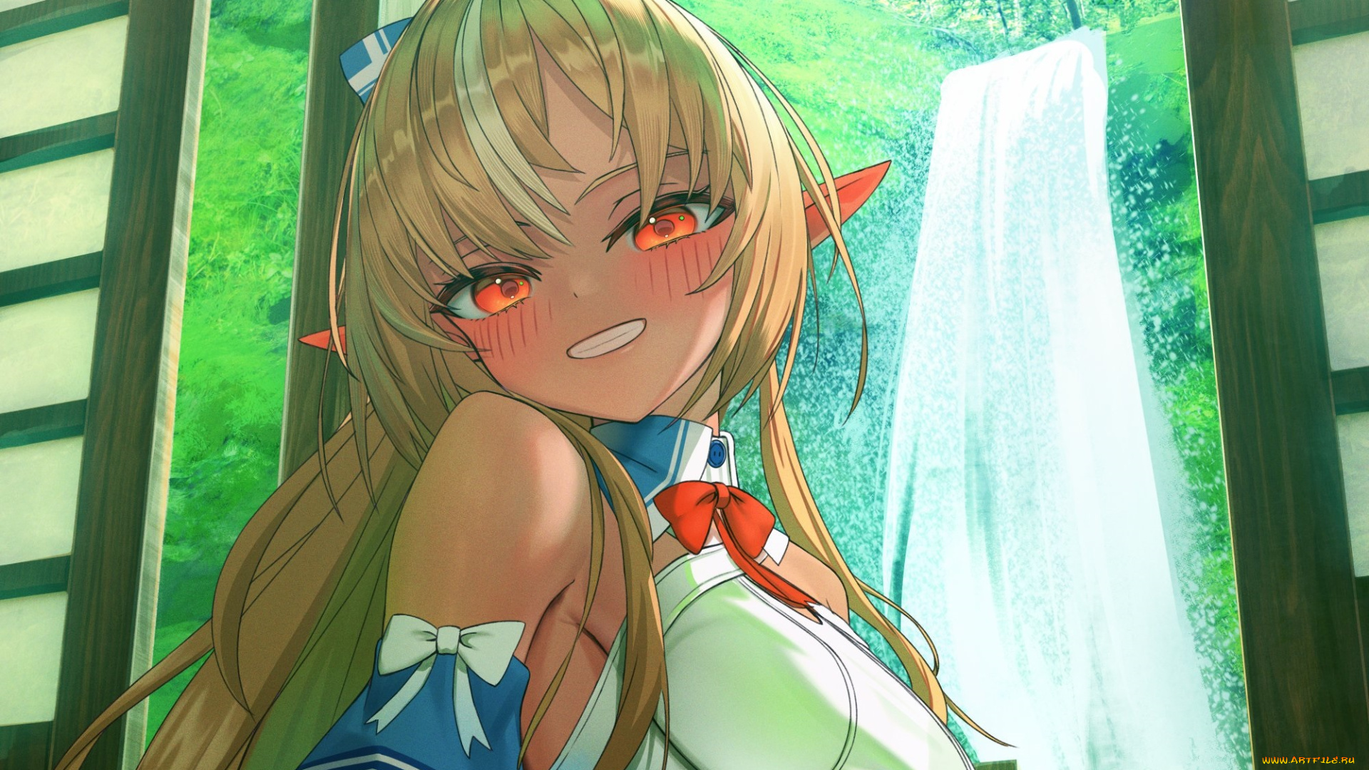 аниме, virtual, youtuber, девушка