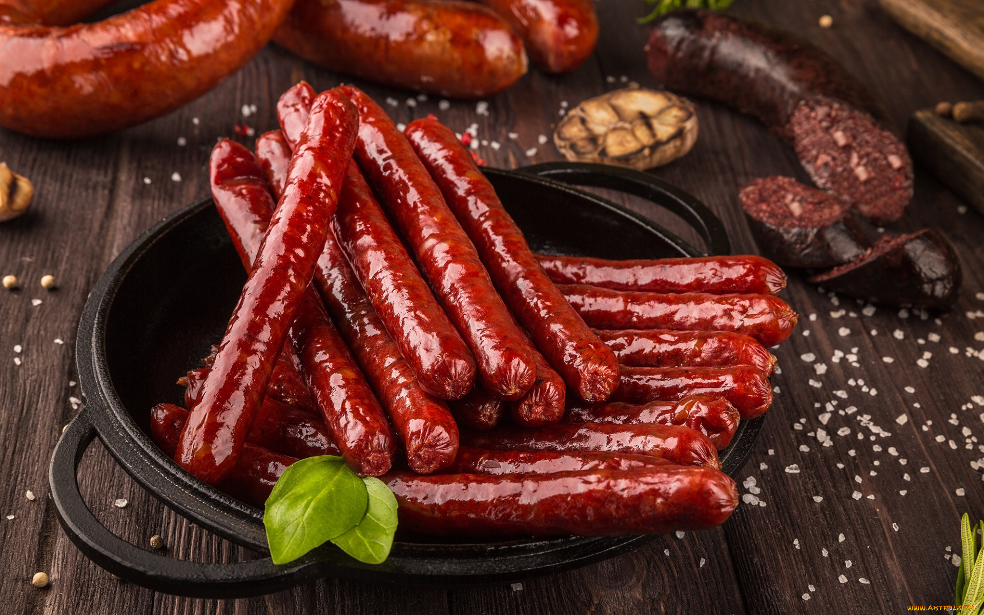 еда, колбасные, изделия, тонкие, копченые, колбаски