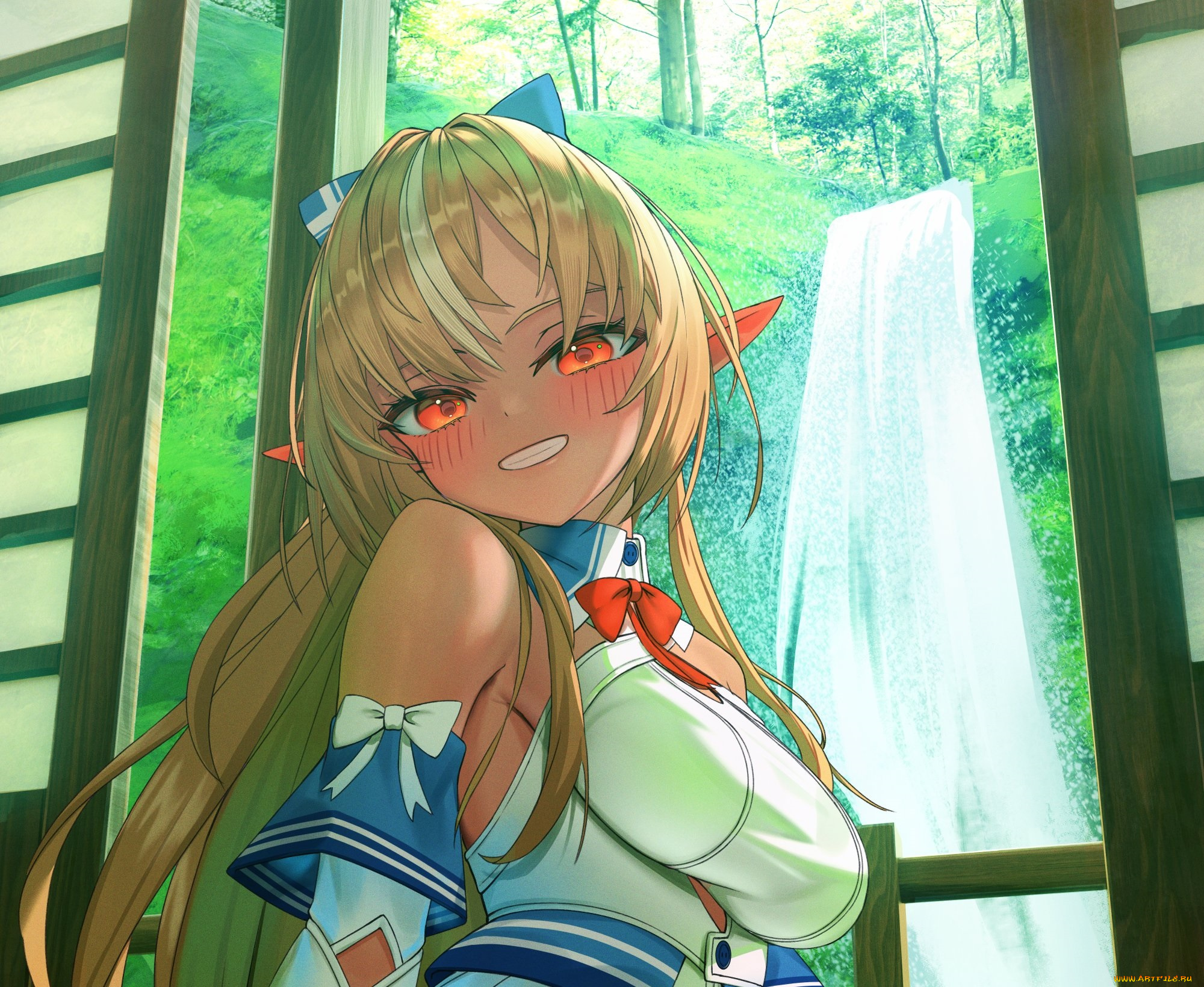 аниме, virtual, youtuber, девушка