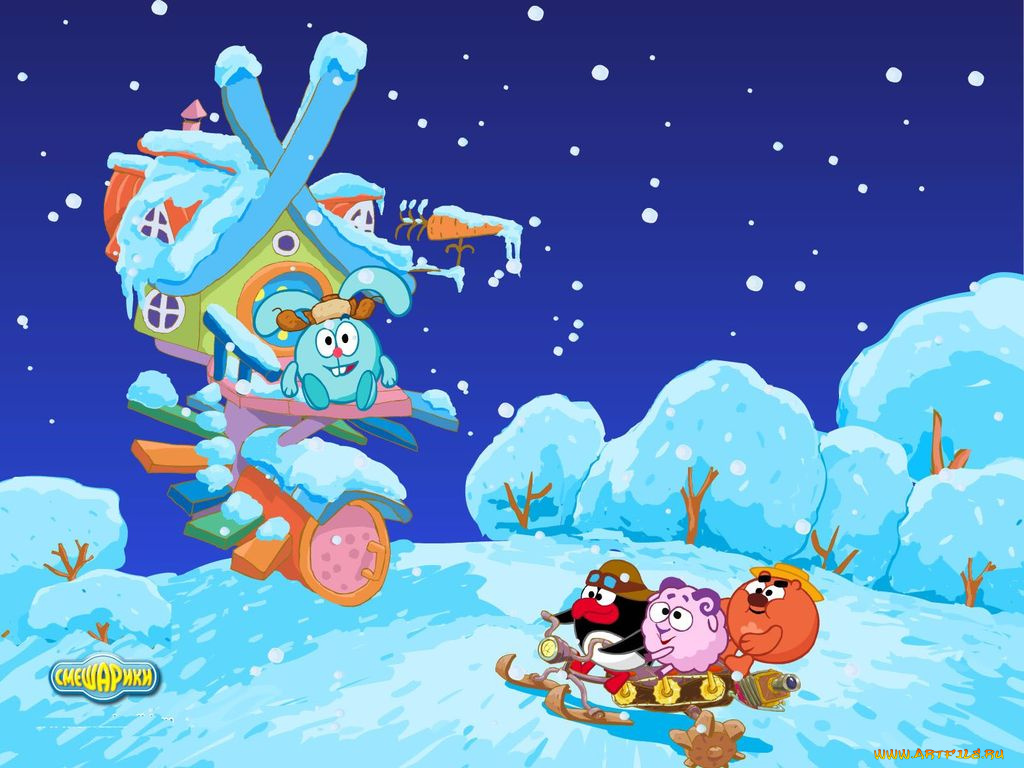 мультфильмы, смешарики