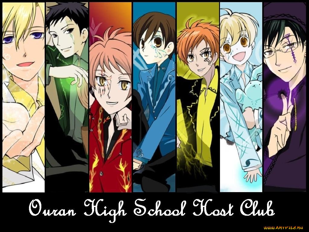 аниме, ouran, high, school, host, club