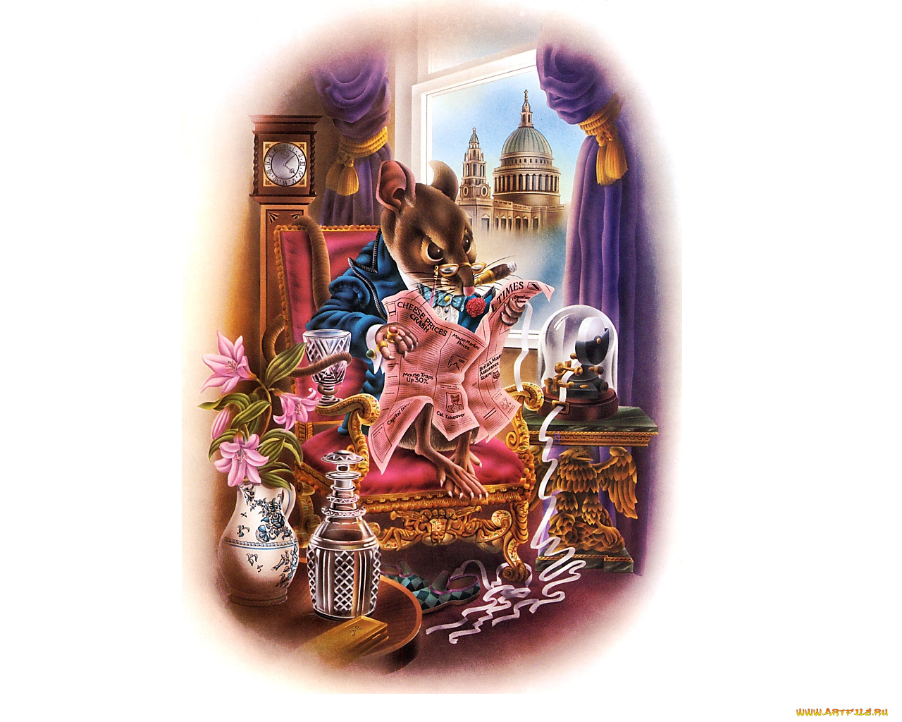 рисованные, животные, коты