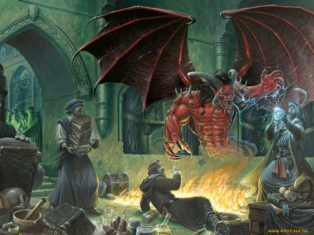 фэнтези, демоны