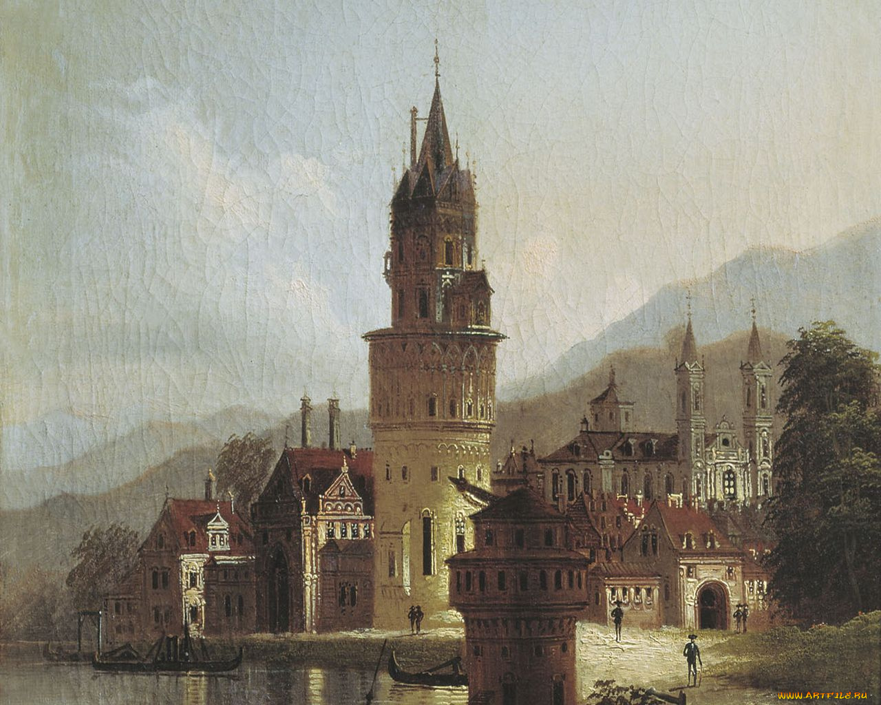 василий, жуковский, рисованные