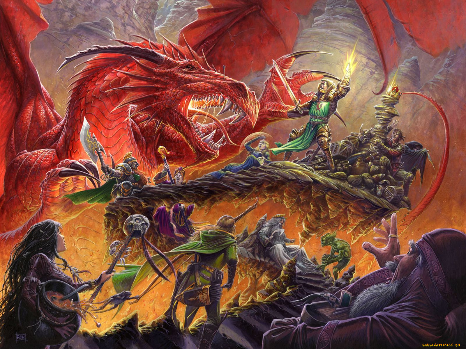 фэнтези, драконы