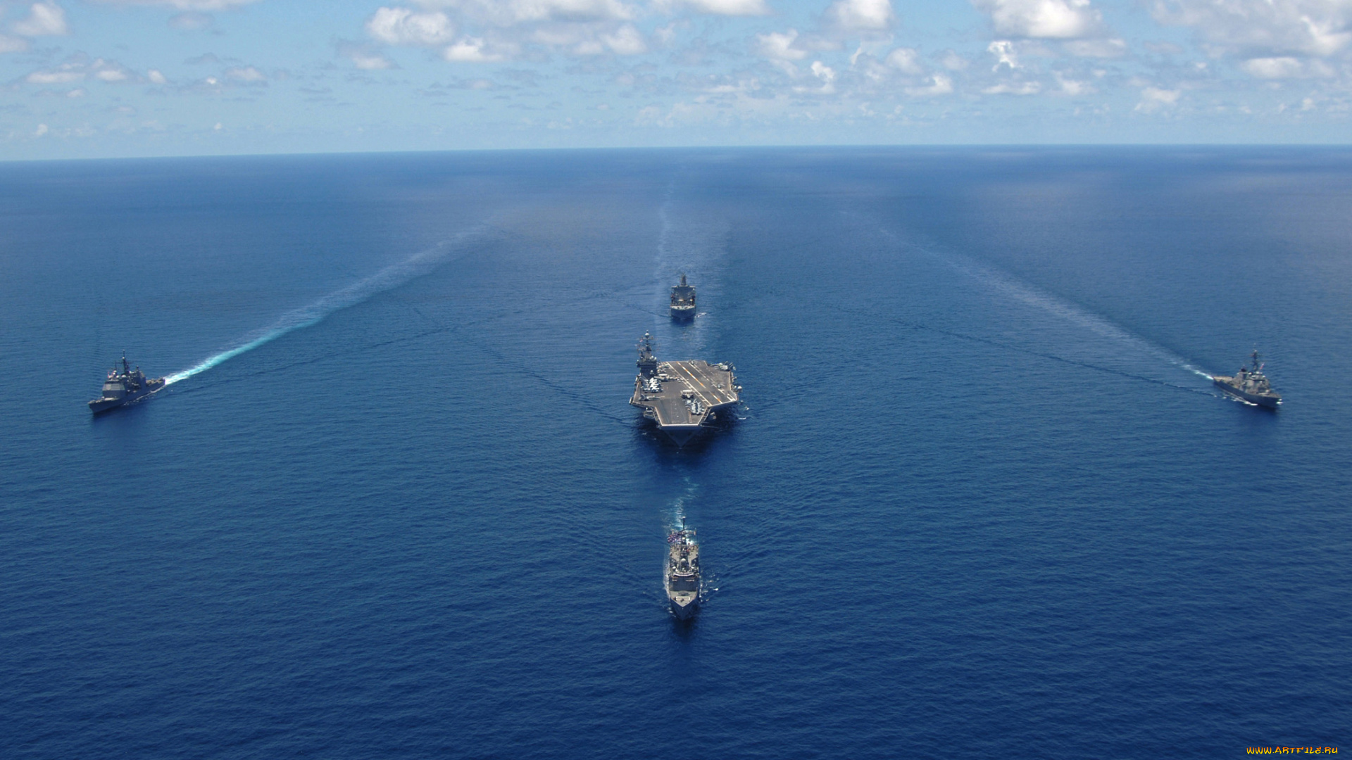 george, washington, carrier, strike, group, корабли, разные, вместе