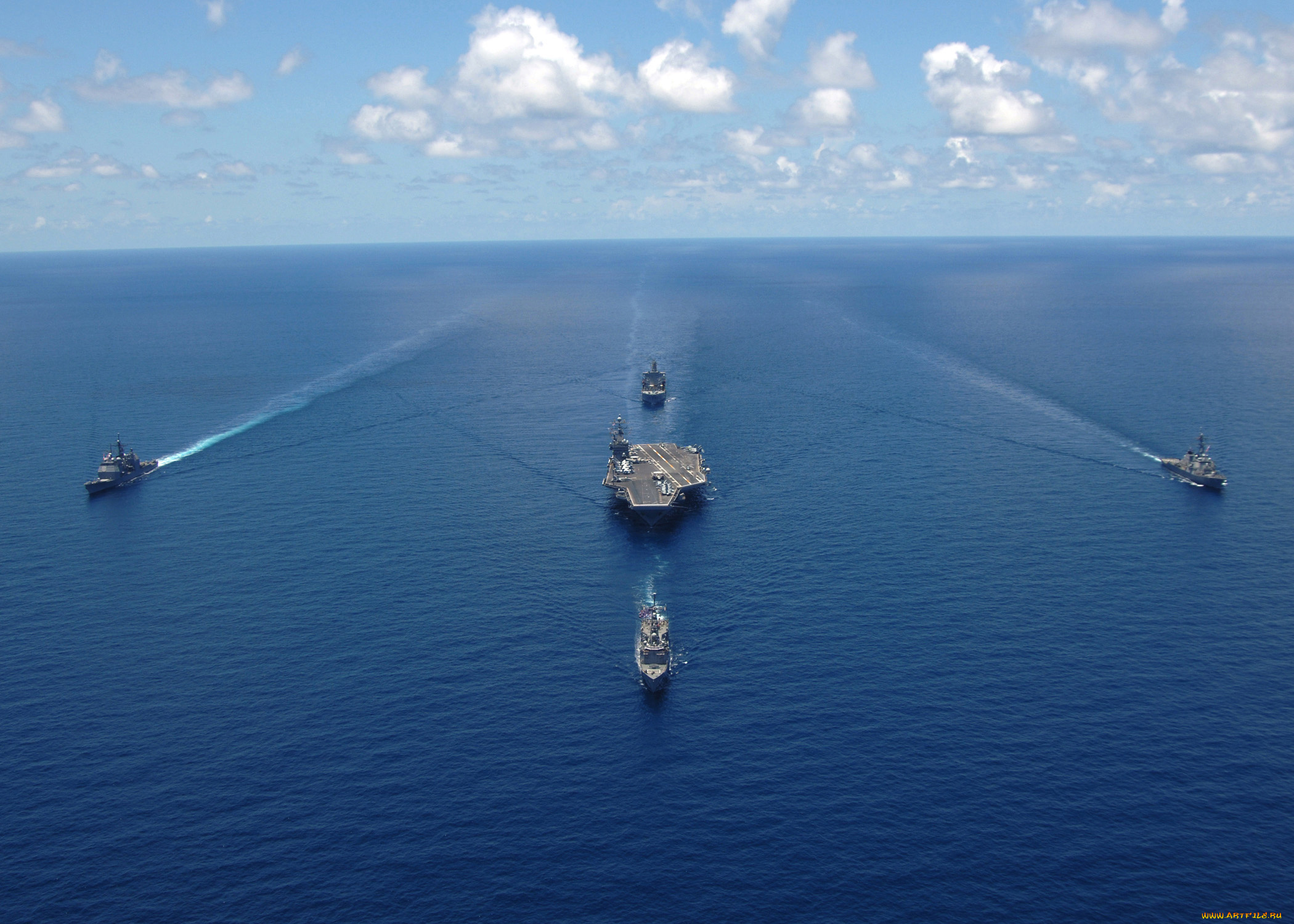 george, washington, carrier, strike, group, корабли, разные, вместе