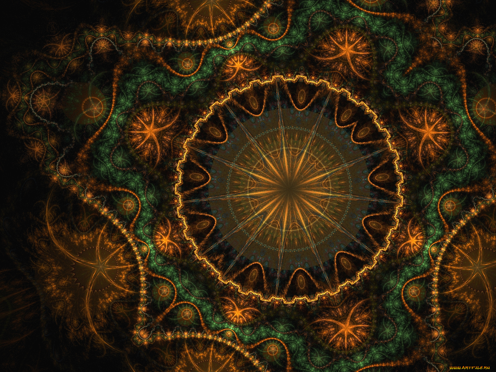 3д, графика, fractal, фракталы, узор, стиль