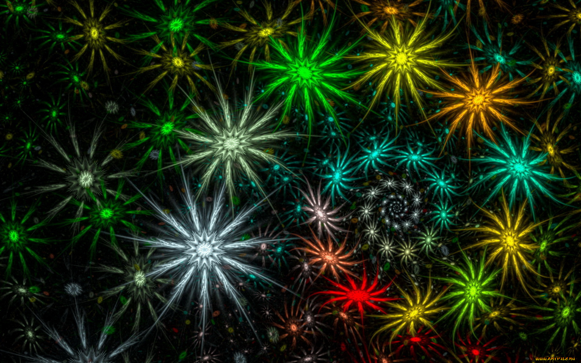 3д, графика, fractal, фракталы, фон, узор