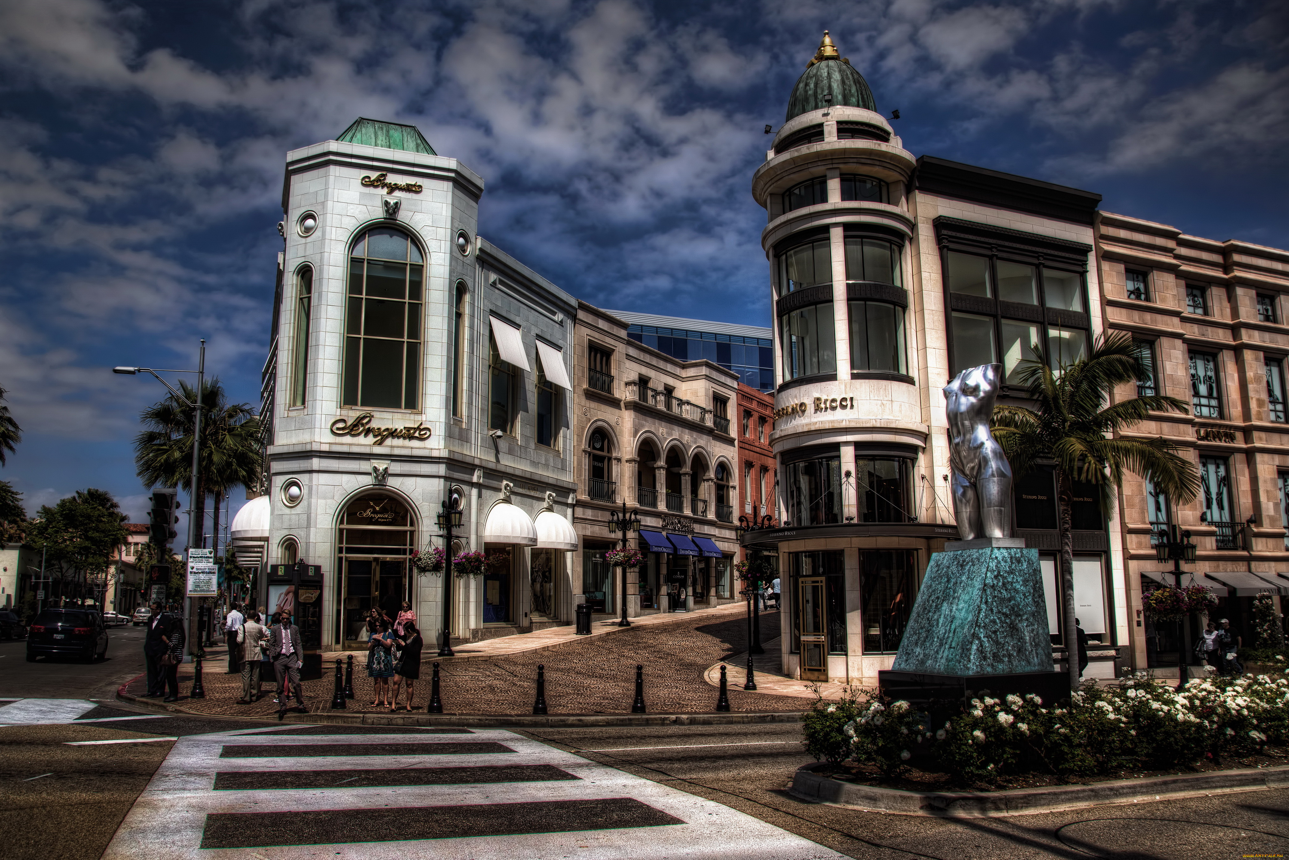 beverly, hills, города, улицы, площади, набережные, здания, улица