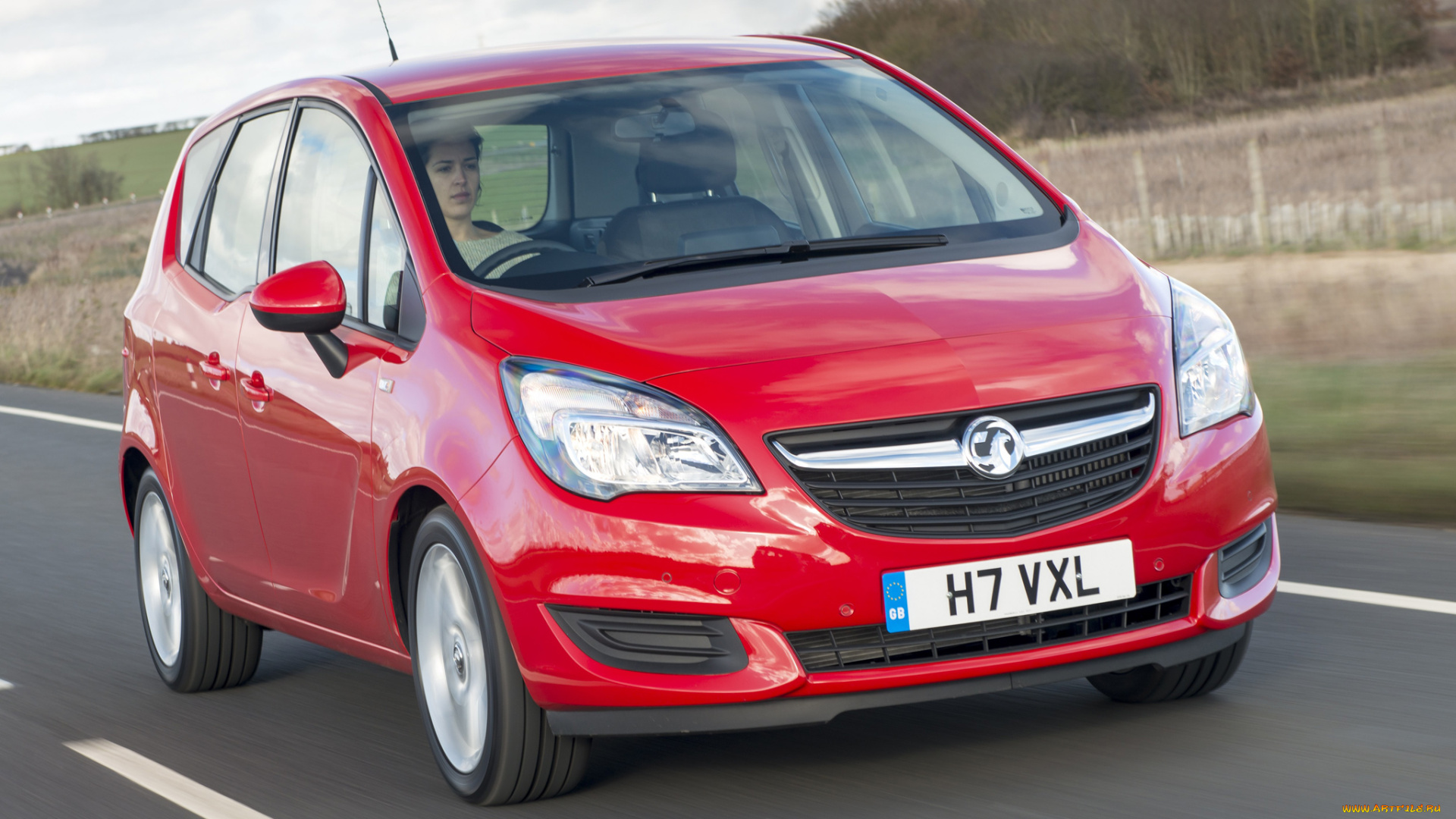 автомобили, vauxhall, красный, meriva, turbo, 2014