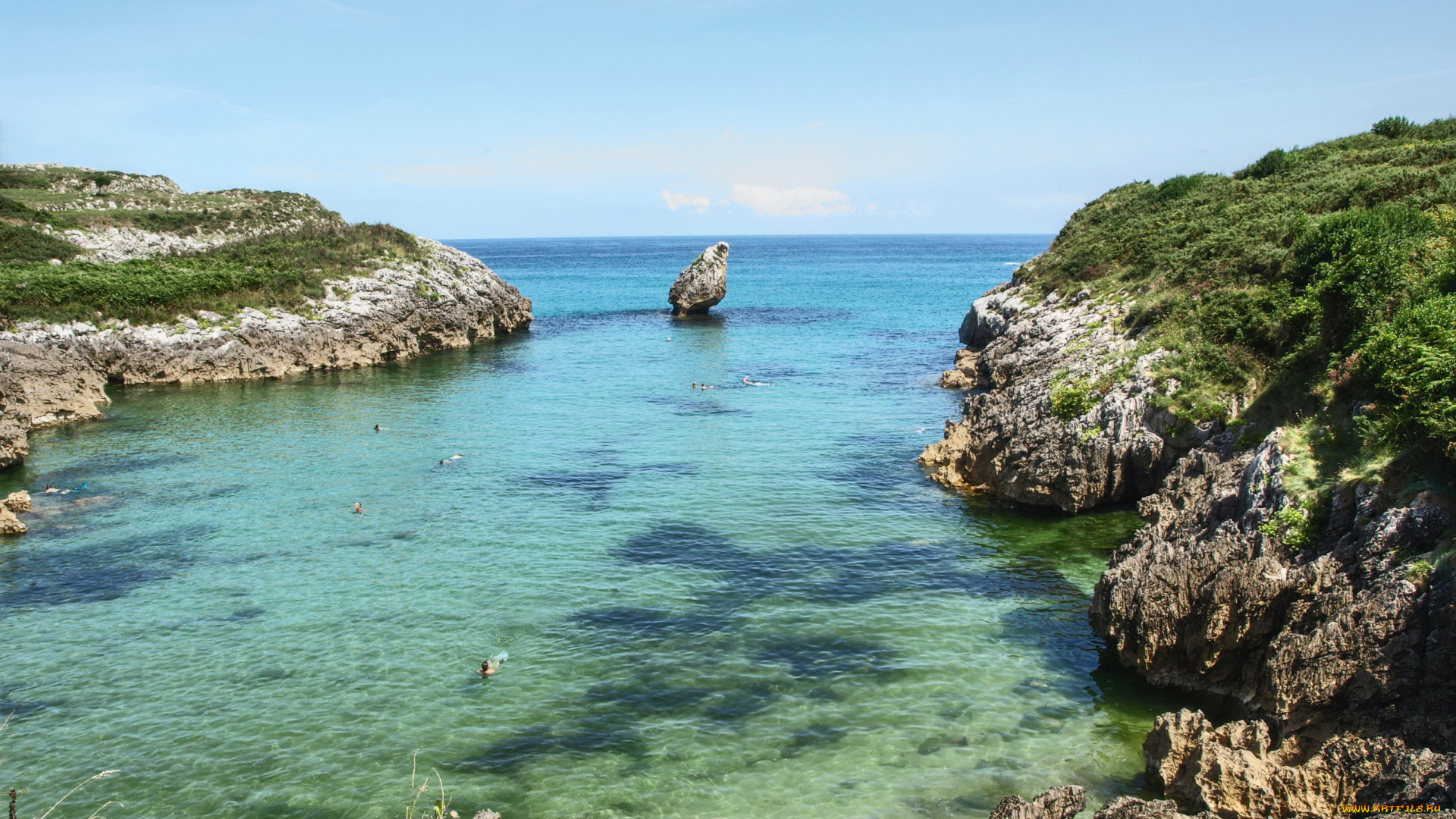 испания, астурия, природа, побережье, испания, астурия, море, залив