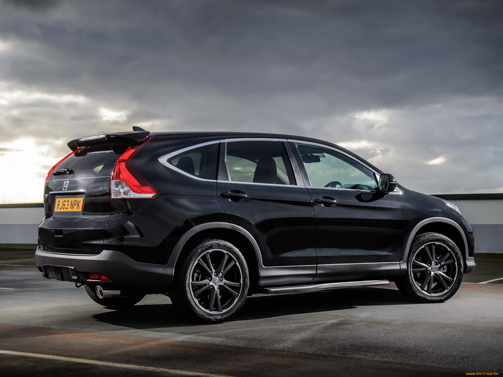 автомобили, honda, cr-v, rm, black, темный, 2014