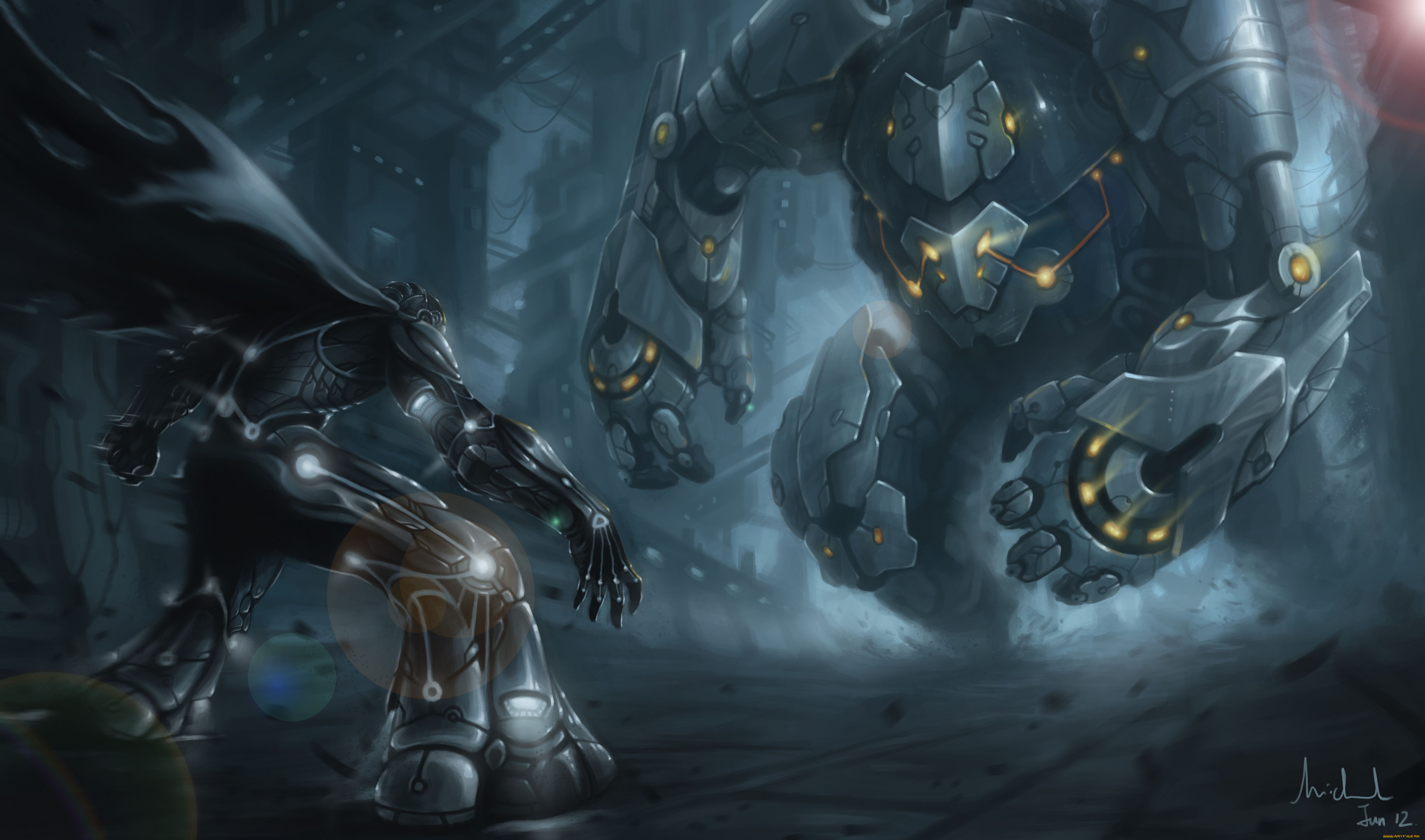 фэнтези, роботы, , киборги, , механизмы, схватка, киборги, мир, иной