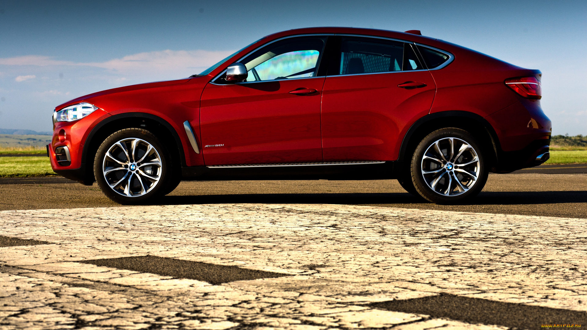 автомобили, bmw, красный, x6, xdrive50i, za-spec, f16, 2015г