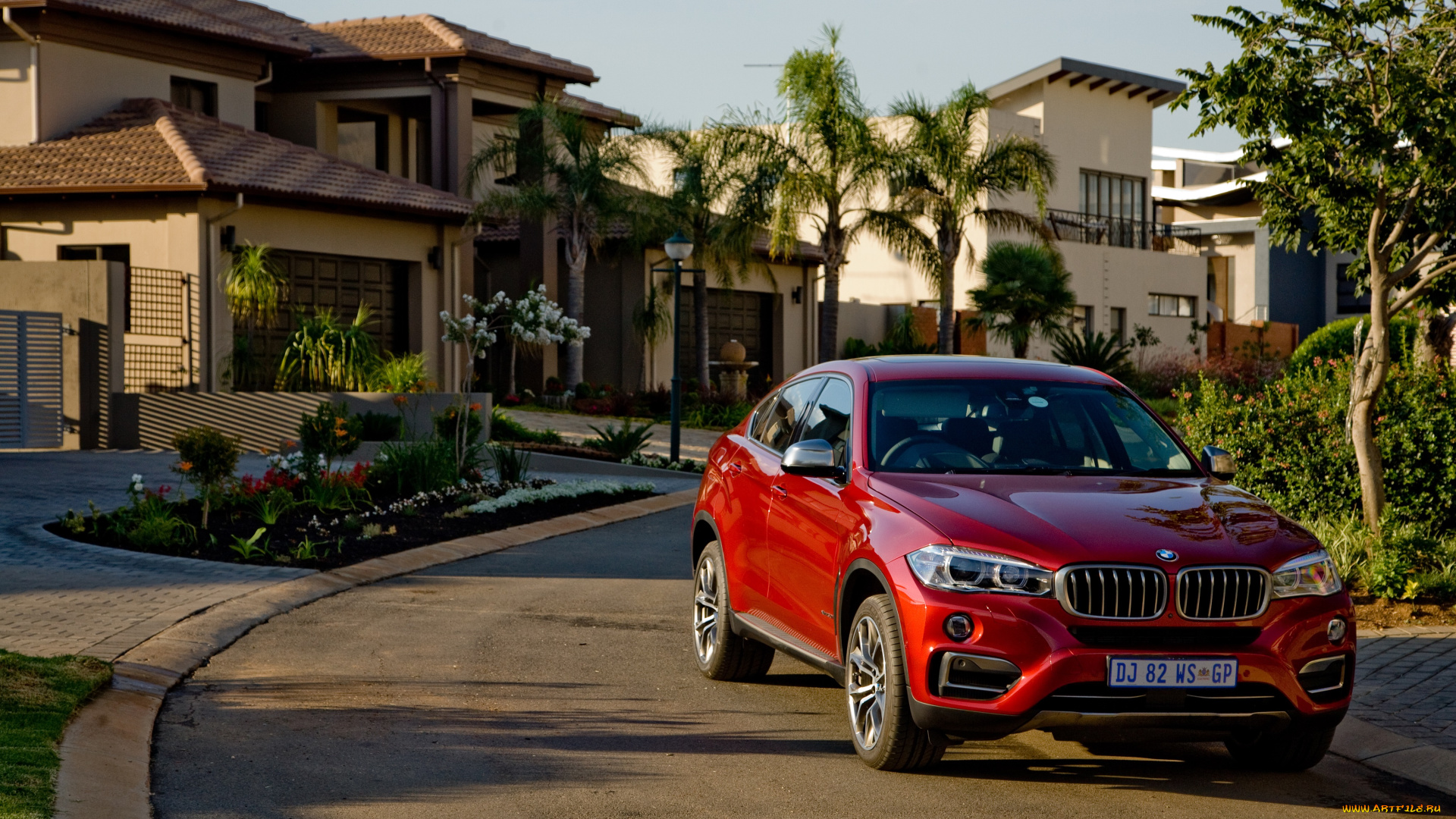 автомобили, bmw, x6, красный, 2015г, f16, za-spec, xdrive50i