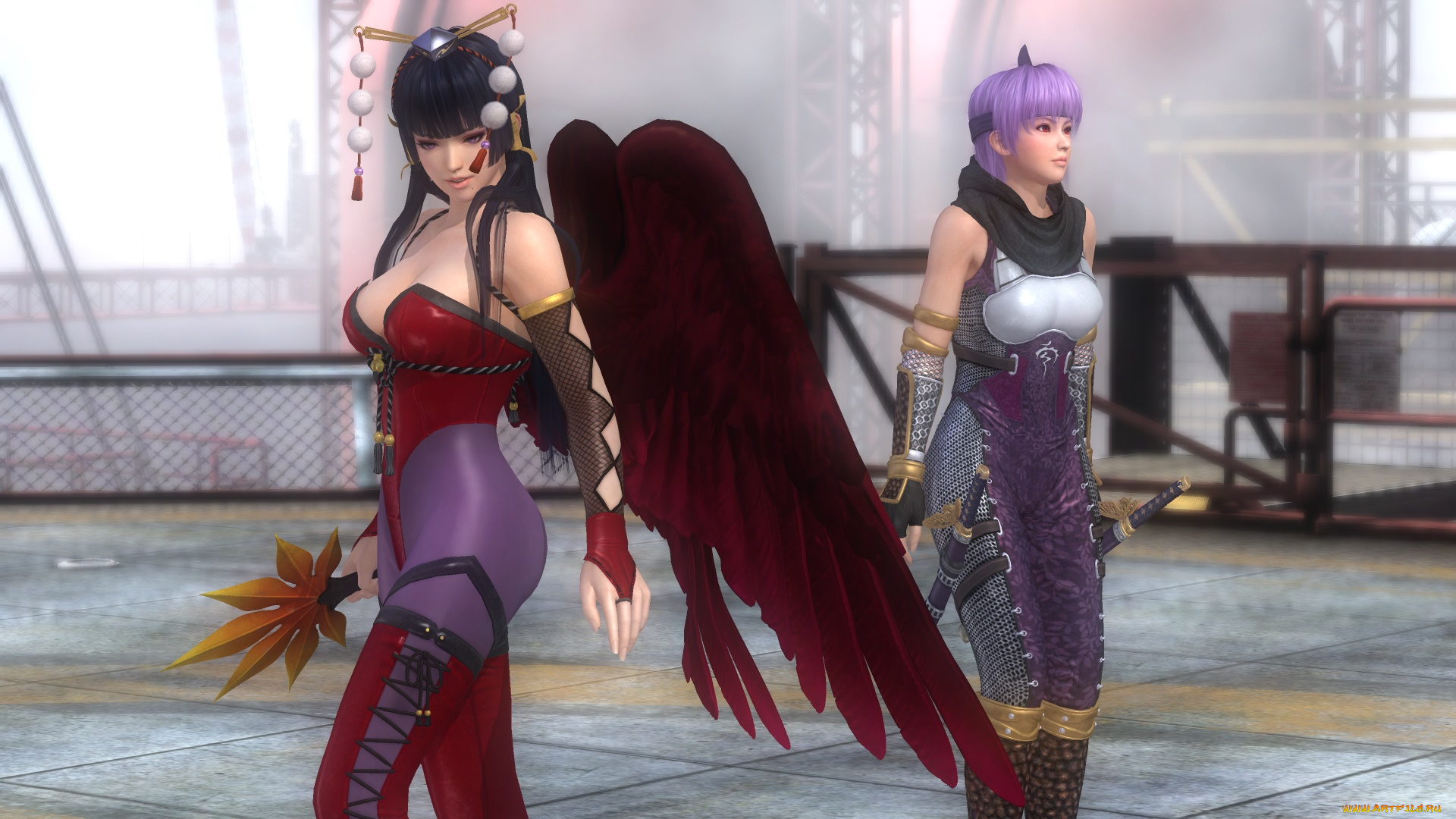 3д, графика, аниме, , anime, девушка, взгляд, фон, ангел