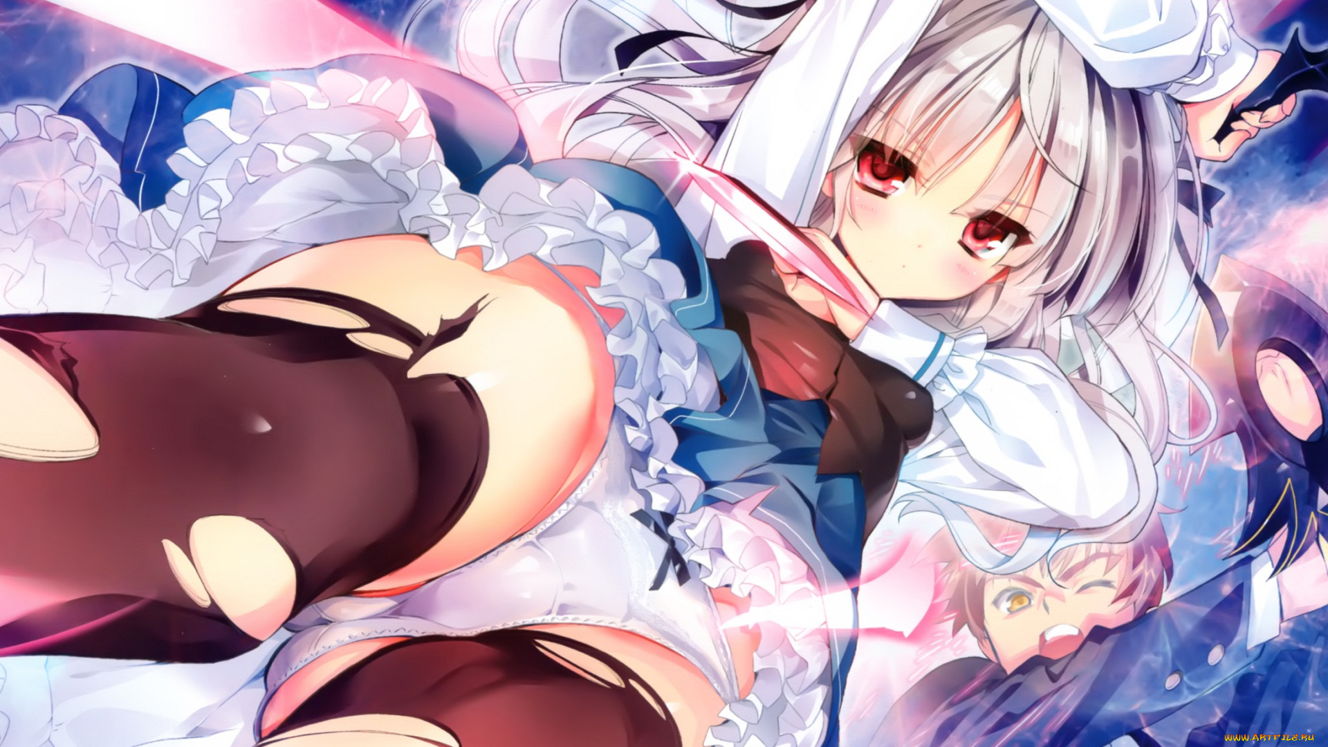 аниме, absolute, duo, девочка