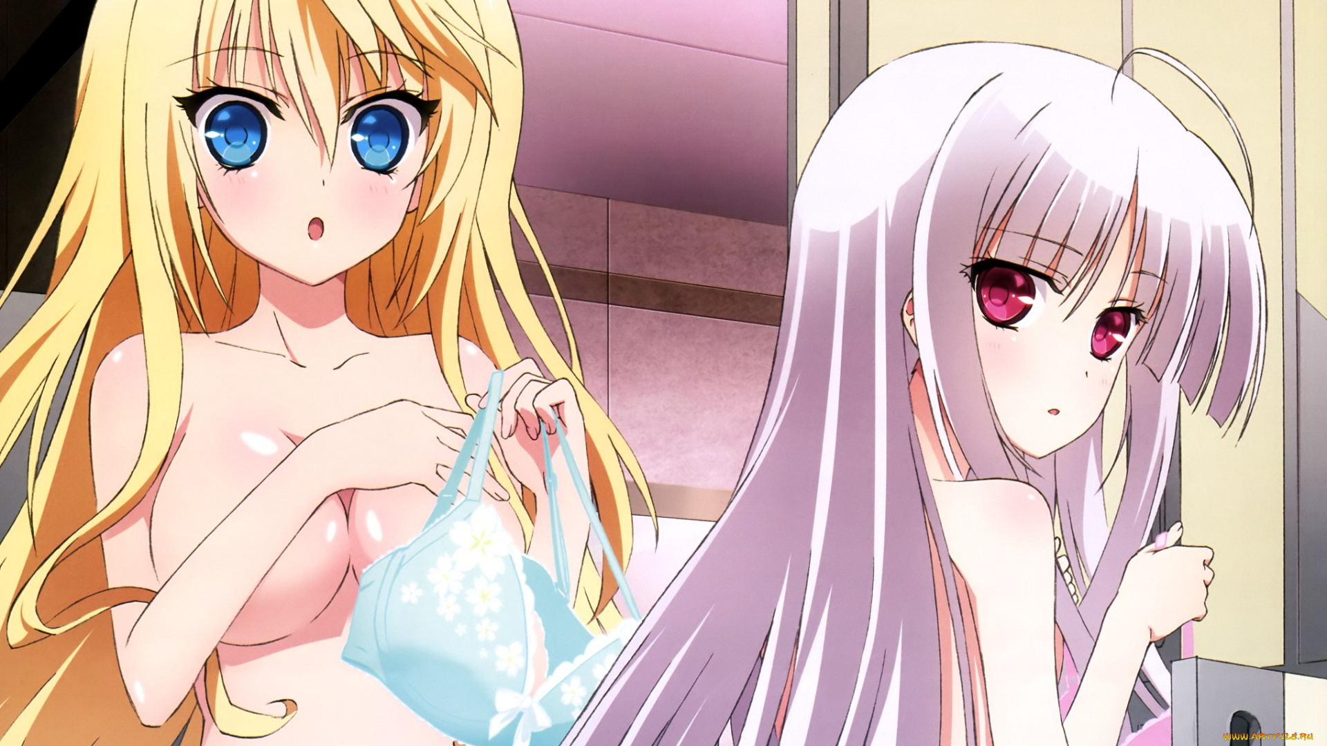 аниме, absolute, duo, девушки