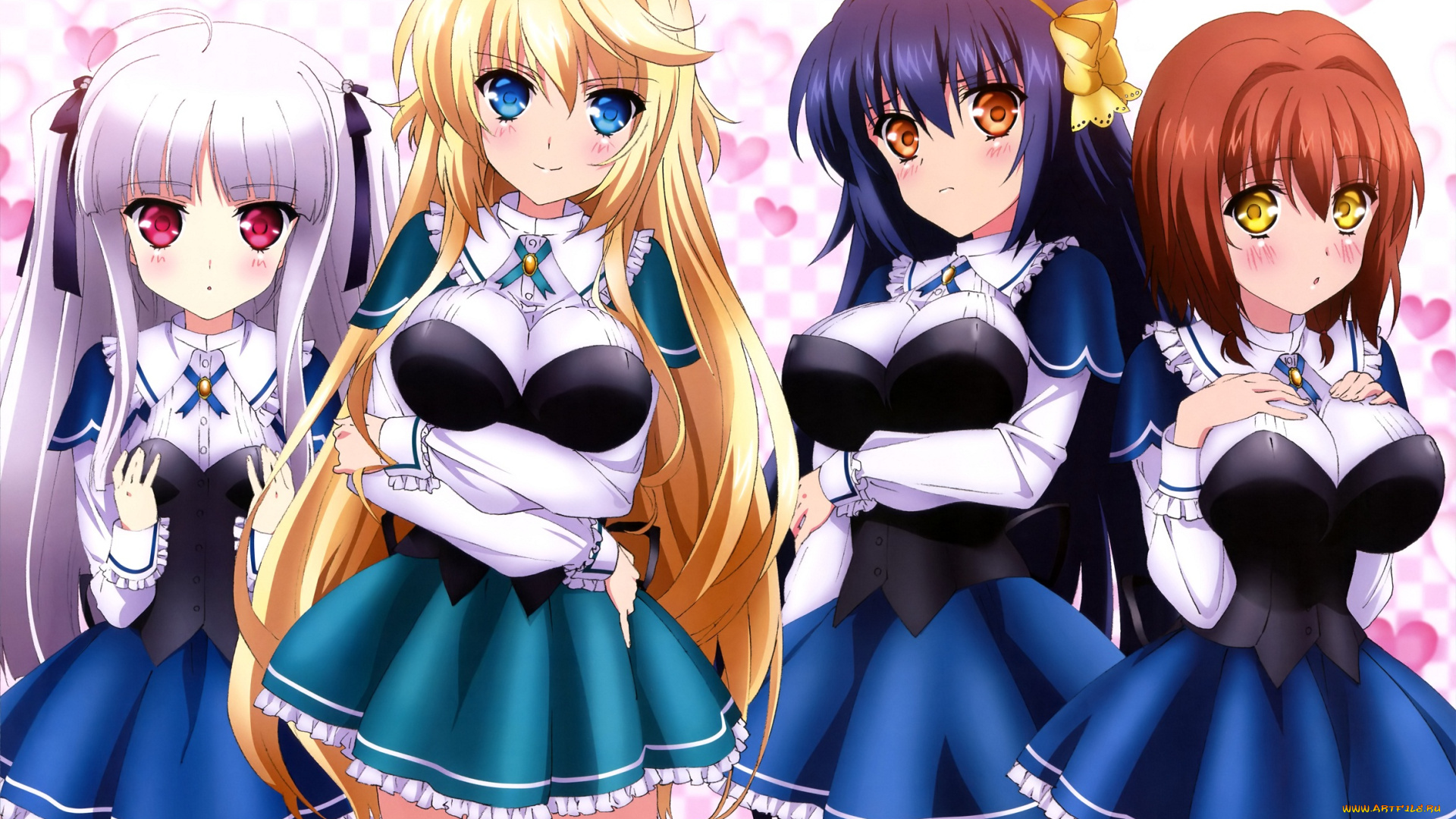 аниме, absolute, duo, группа, девушки