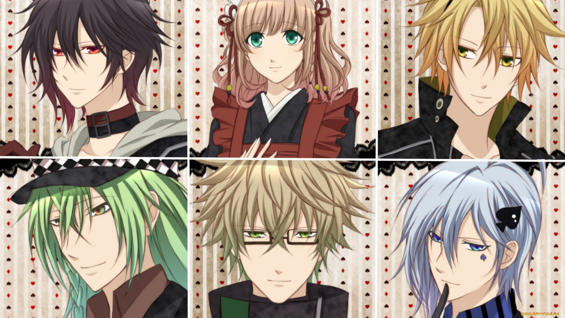 аниме, amnesia, амнезия, парни, девушка