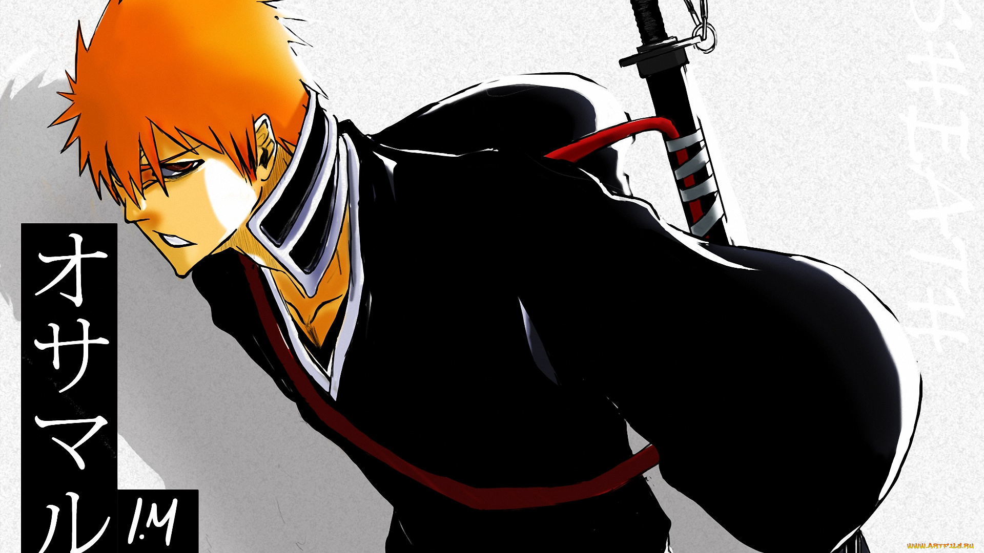 аниме, bleach, ichigo, shinigami, kurosaki, меч, bankai, шинигами, банкай