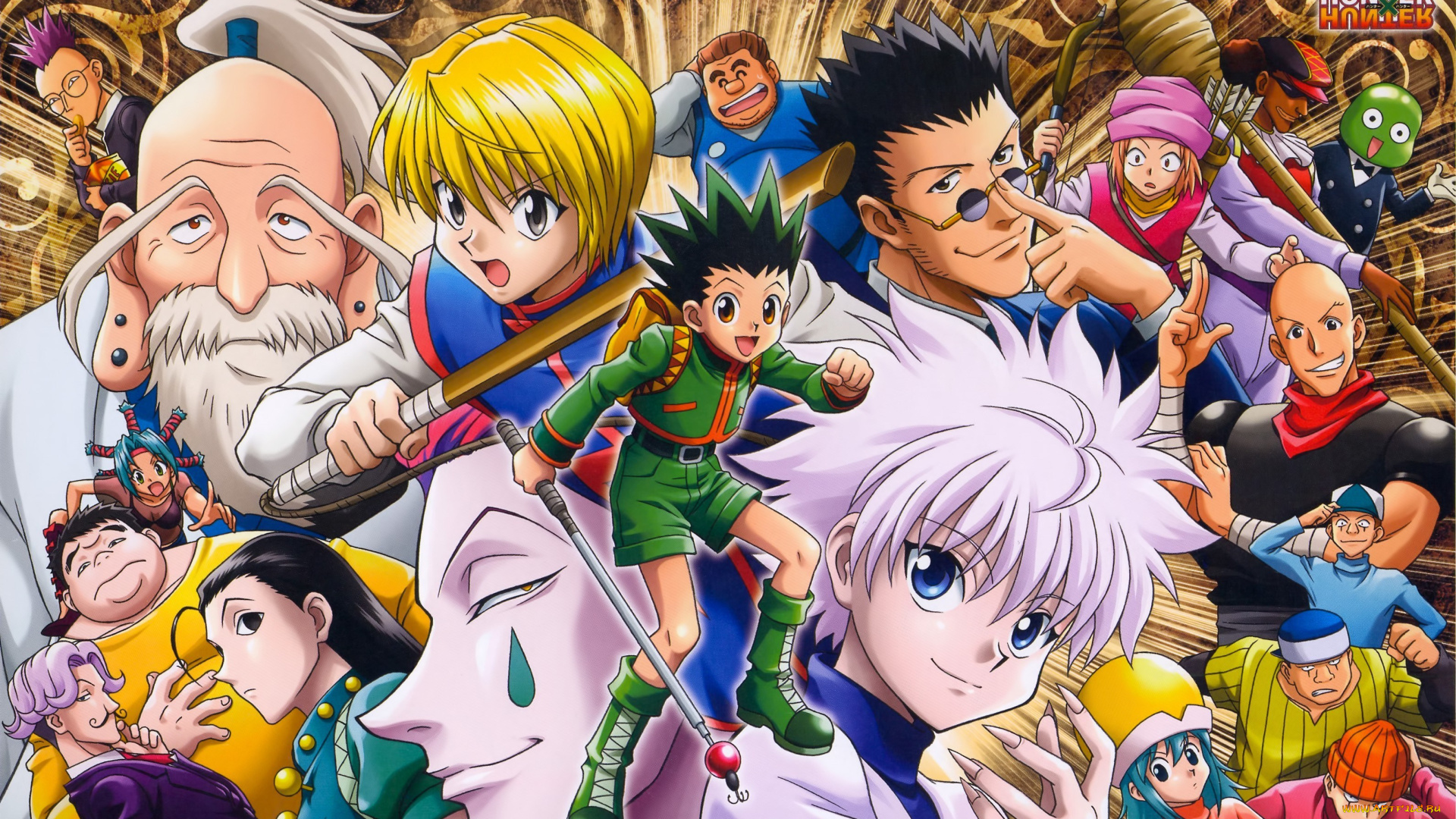 аниме, hunter, x, hunter, killua, zoldyck, gon, freecss, assassin, illumi, hisoka, kurapika