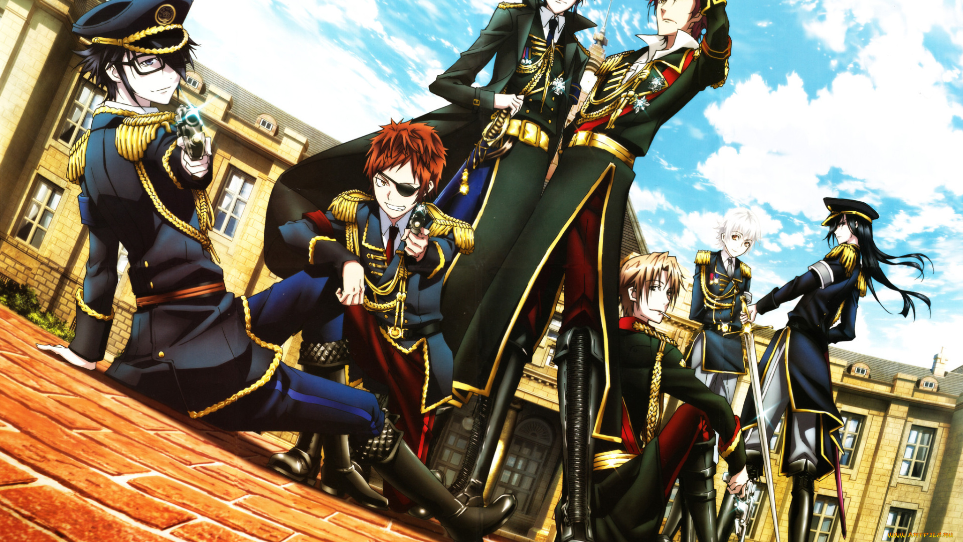 аниме, k, project, парни, проект, кей