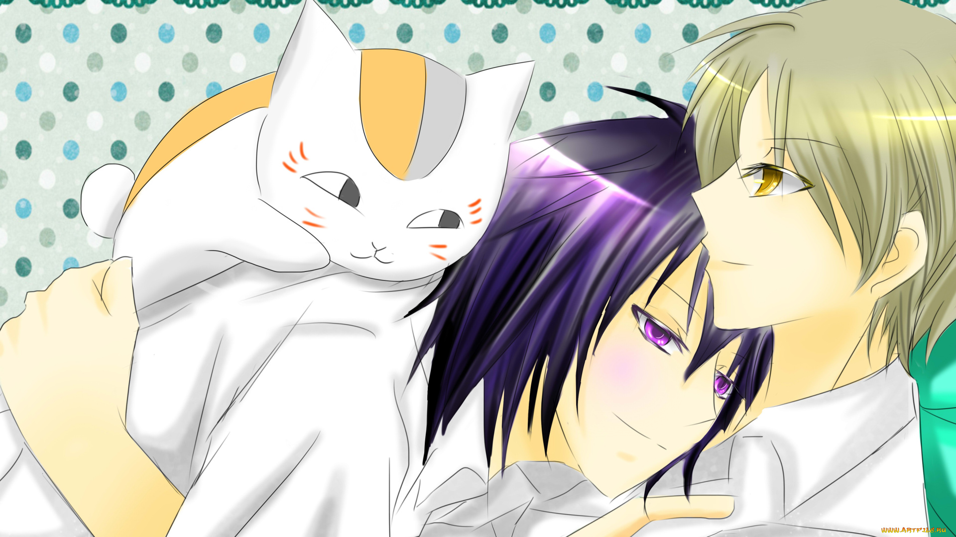 аниме, natsume, yuujinchou, тетрадь, дружбы