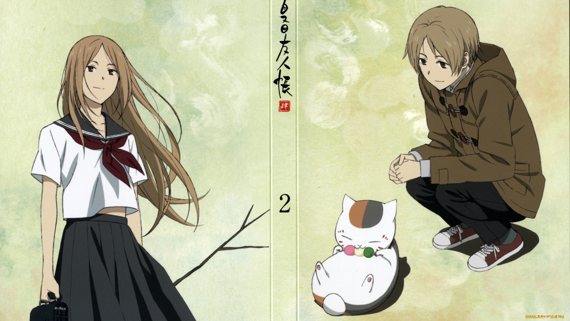 аниме, natsume, yuujinchou, тетрадь, дружбы